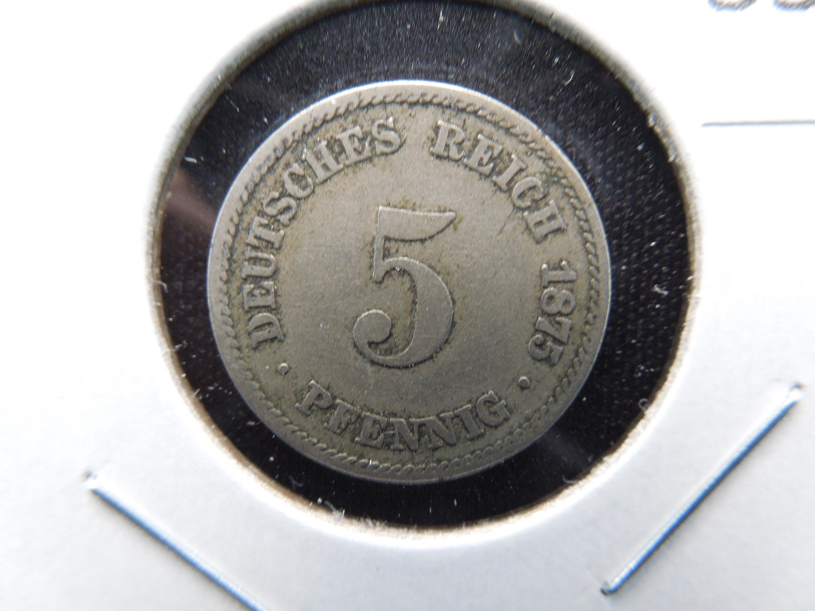 1875-C Germany 5 Pfennig. (1 of 3)