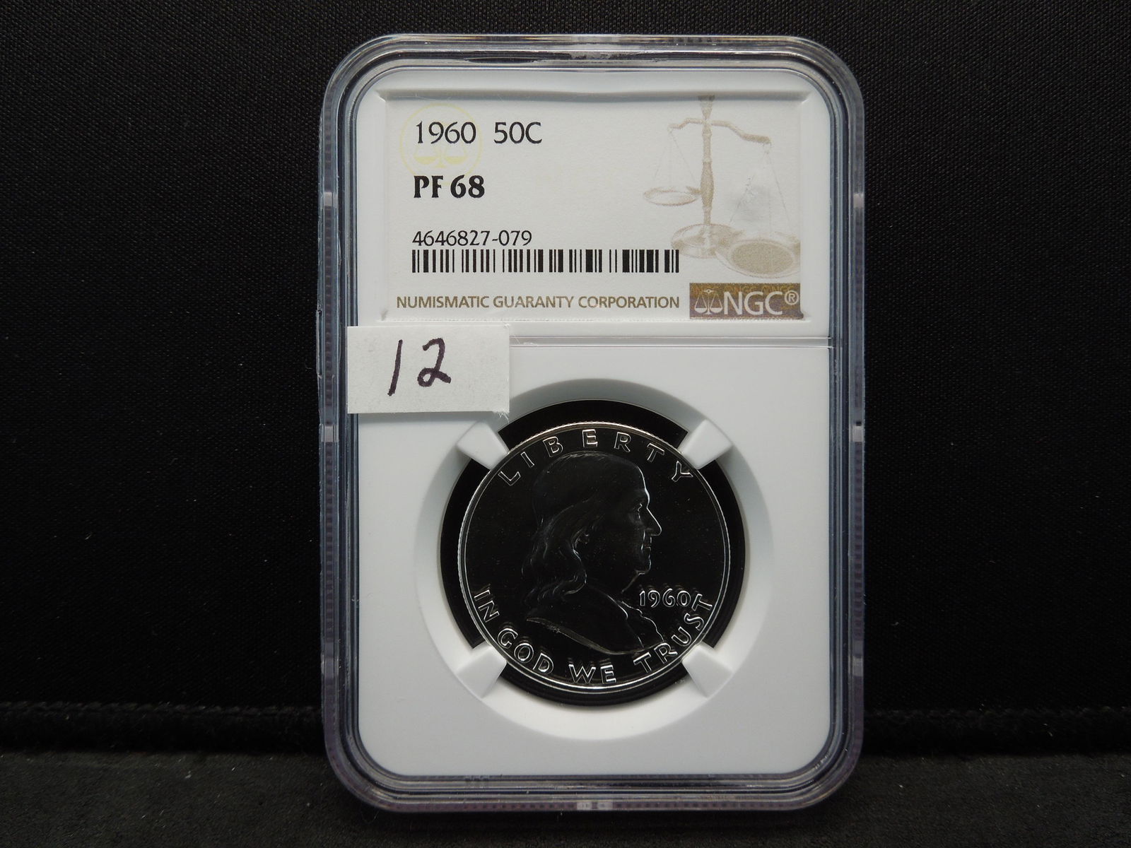 1960 Franklin Half Dollar NGC PF68 High Grade! (1 of 4)