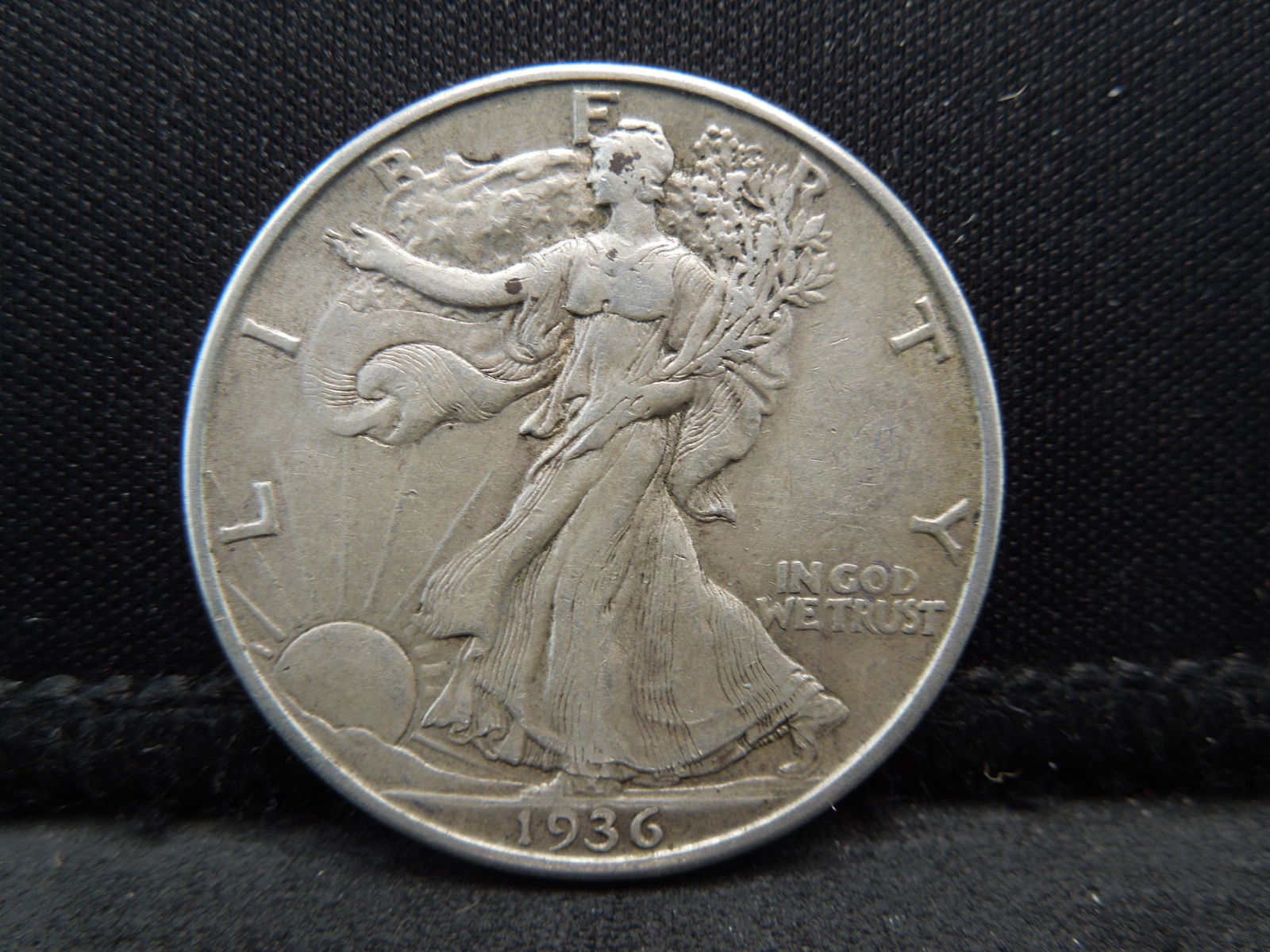 1936 D Walking Liberty Half Dollar Strong Details (1 of 2)