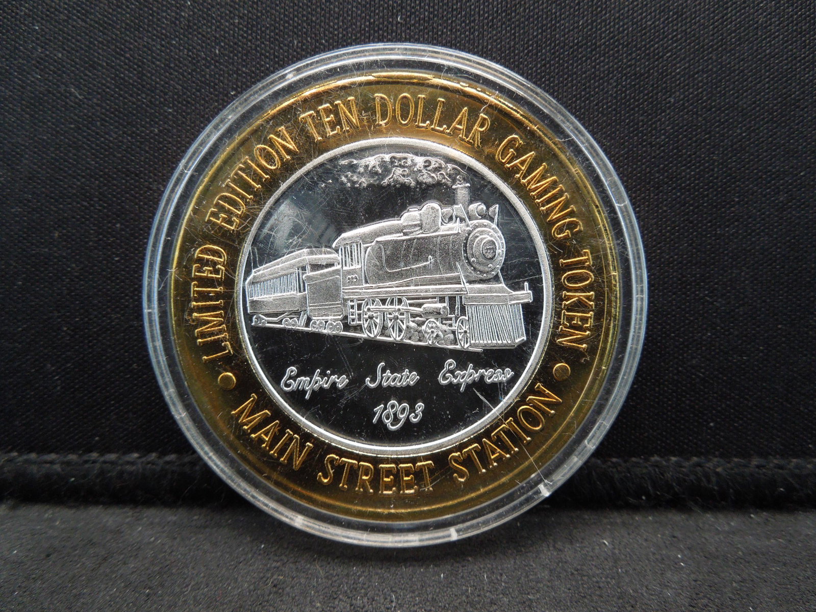 Silver Casino Token Main Street Las Vegas Nevada: Silver Casino Token Main Street Las Vegas Nevada