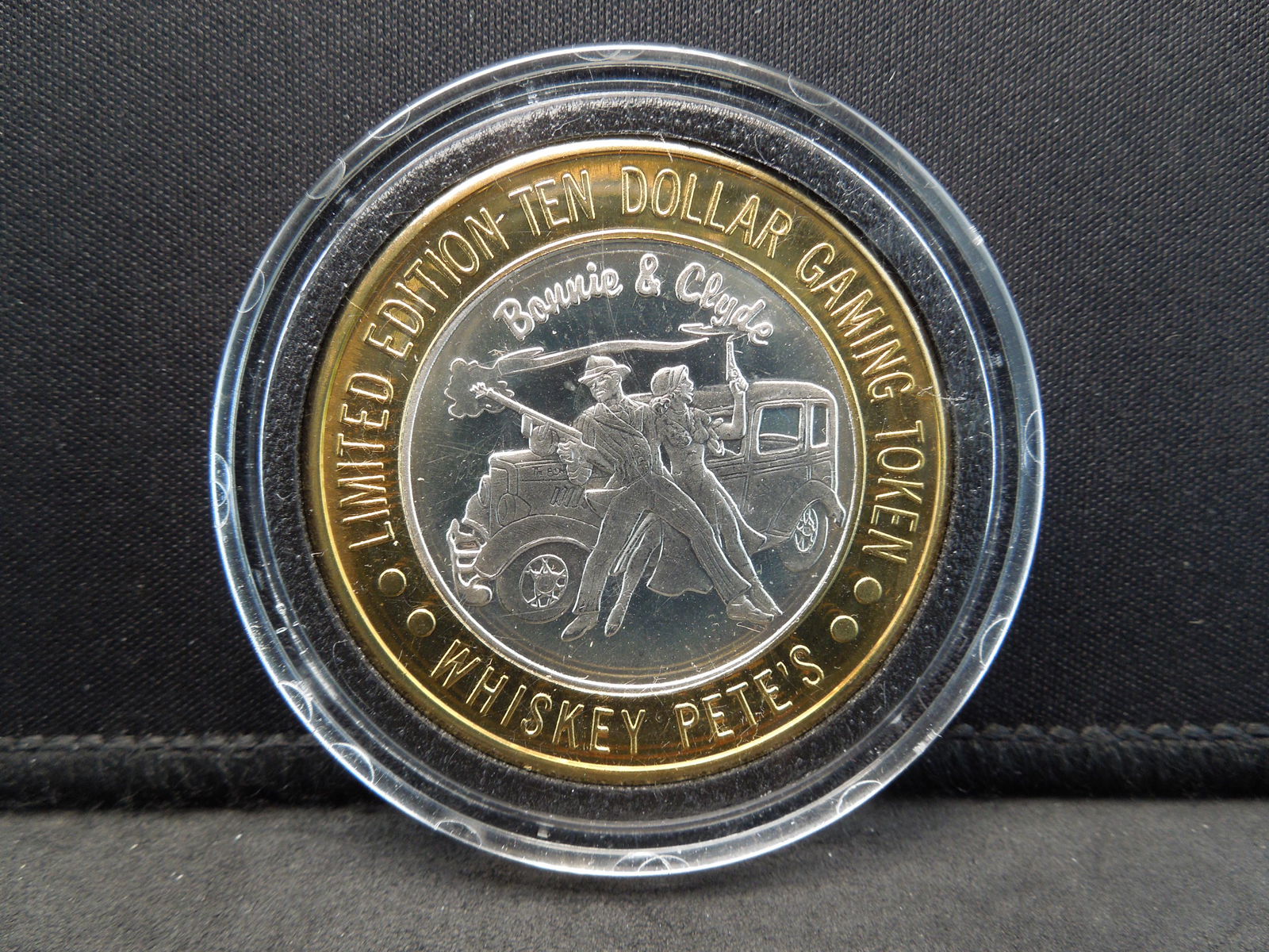 Silver Casino Token Whiskey Pete's Jean Nevada (1 of 2)