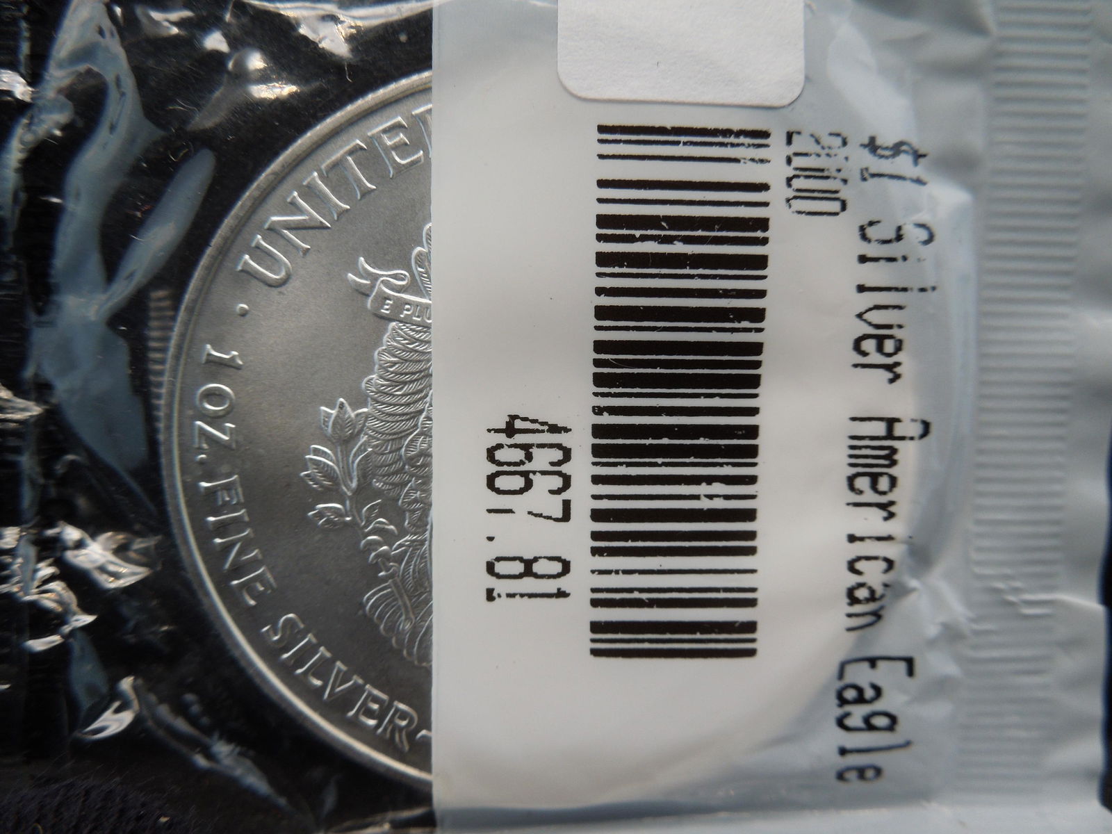 2000 American Silver Eagle in Littleton PKG (1 of 3)