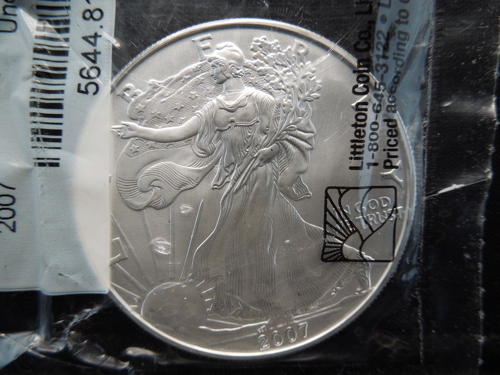 2007 American Silver Eagle in Littleton PKG (1 of 3)