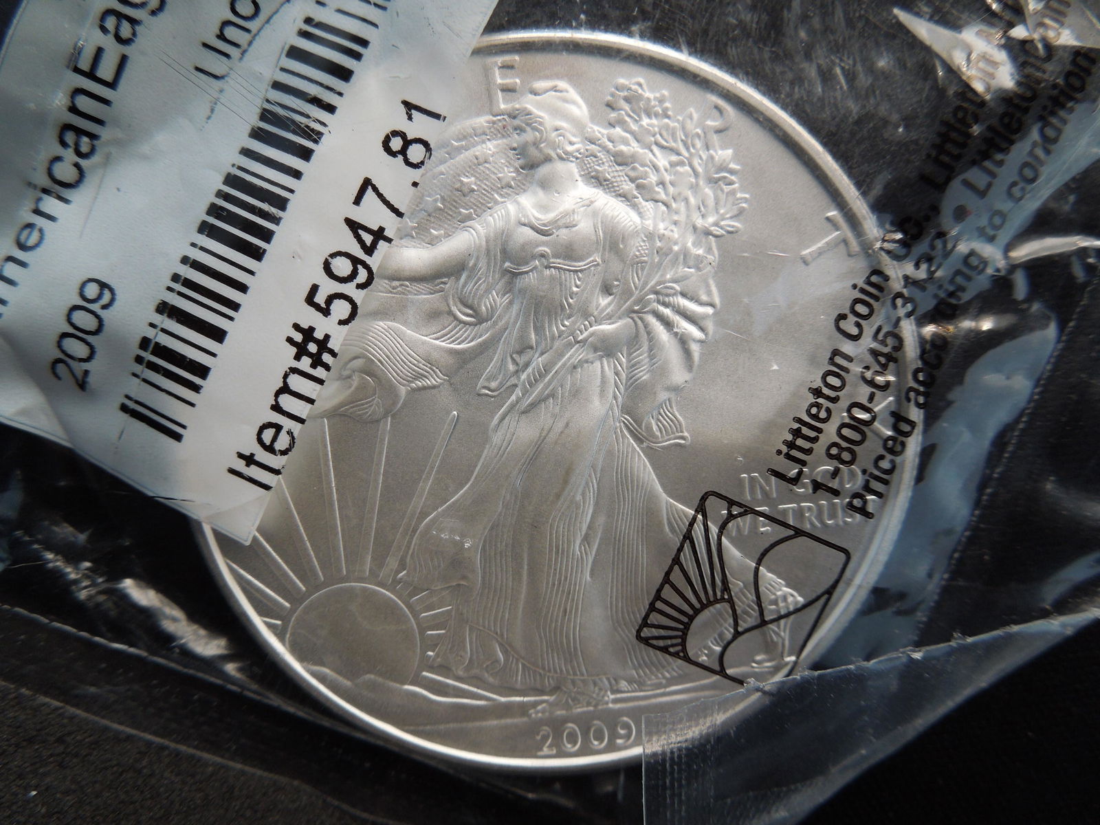 2009 American Silver Eagle in Littleton PKG (1 of 3)