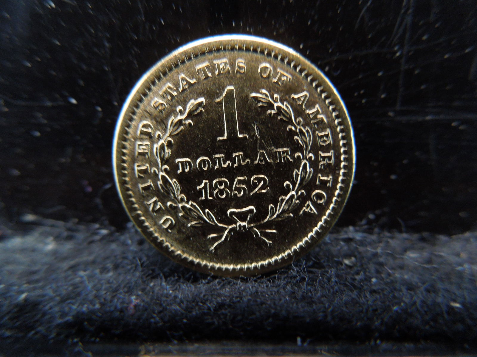 1852 $1.00 Gold Strong Details (1 of 2)