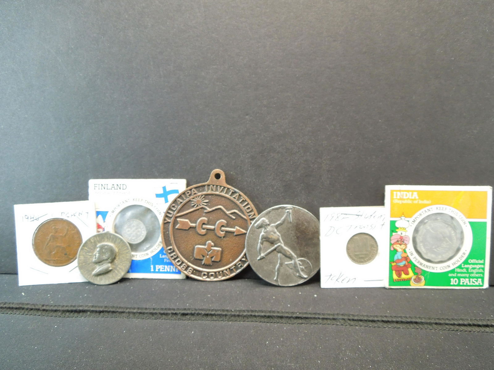 Lot of Misc. Coins, Tokens and Medals (1 of 9)