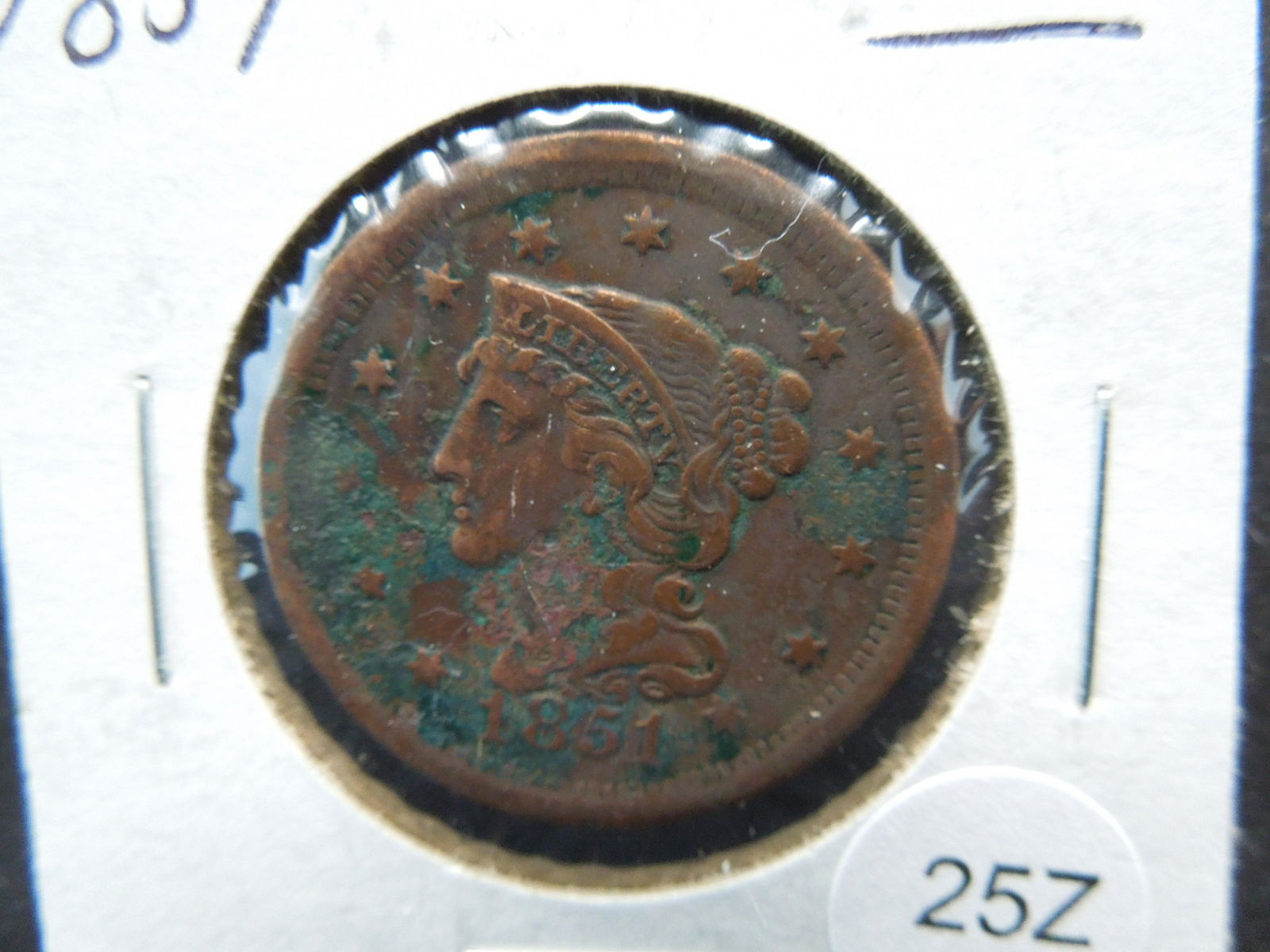 1851 US Large Cent (1 of 3)