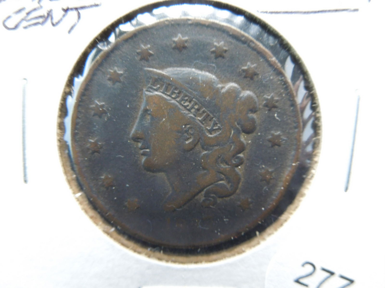 1837 US Large Cent (1 of 3)