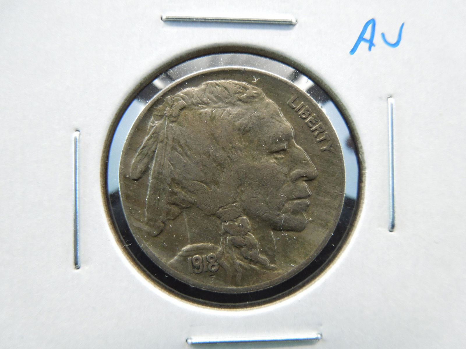 1918 Buffalo 5c.  AU. (1 of 3)