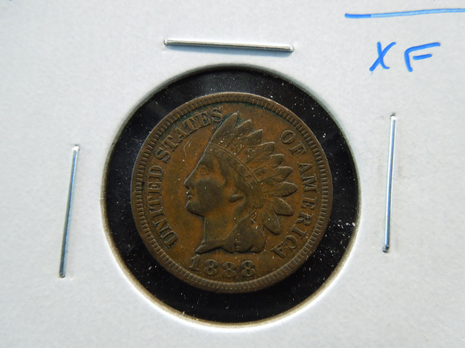 1888 Indian 1c.  XF. (1 of 3)
