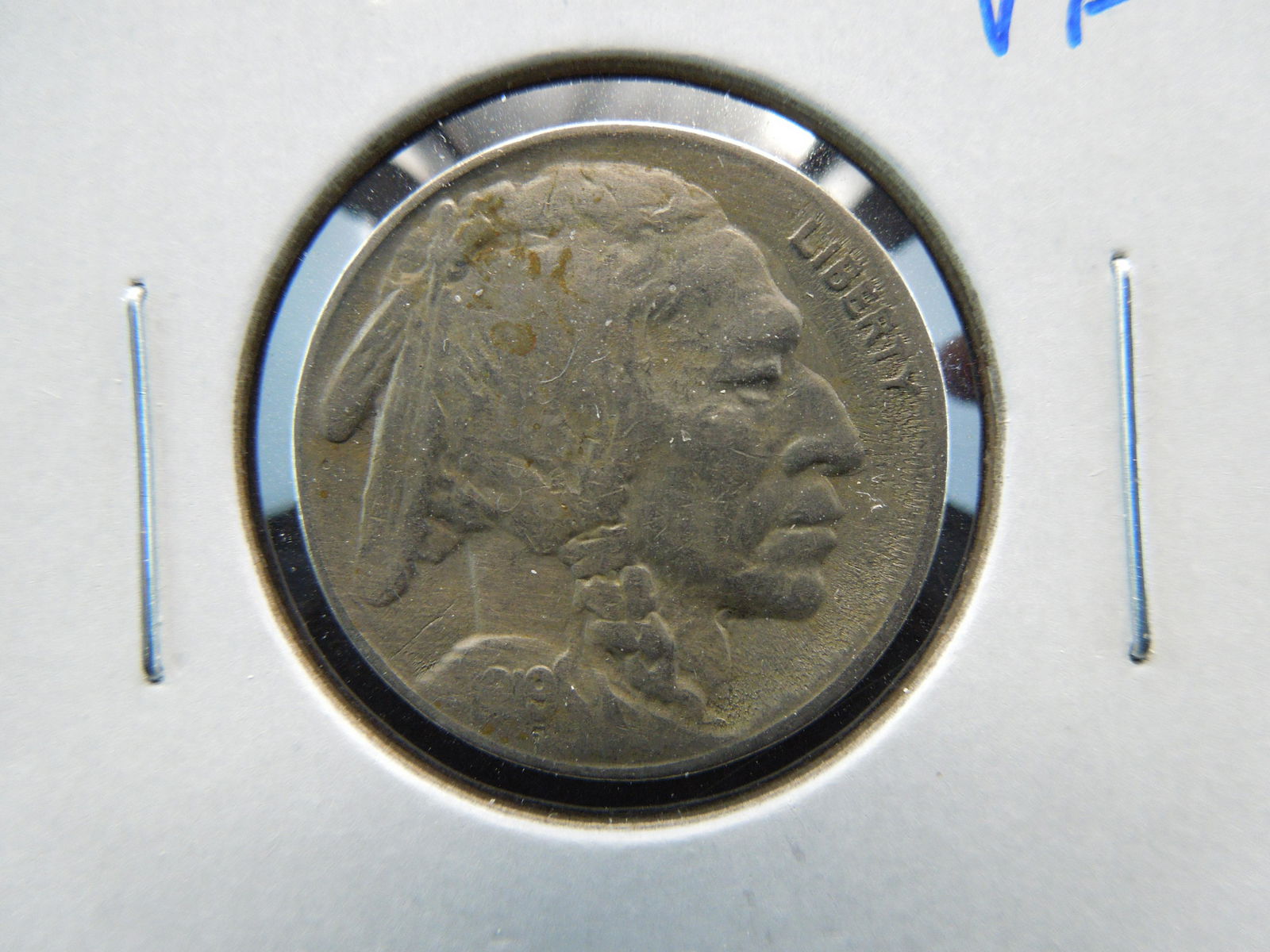 1919-S Buffalo 5c.  VF. (1 of 3)