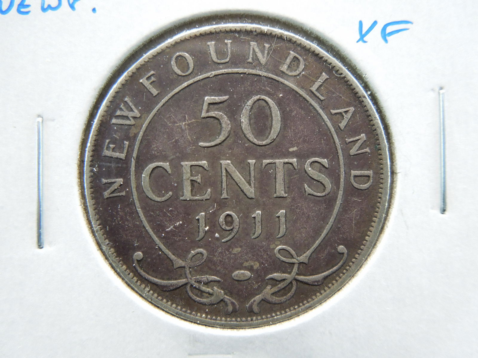 1911 Newfoundland 50c.  XF. (1 of 3)