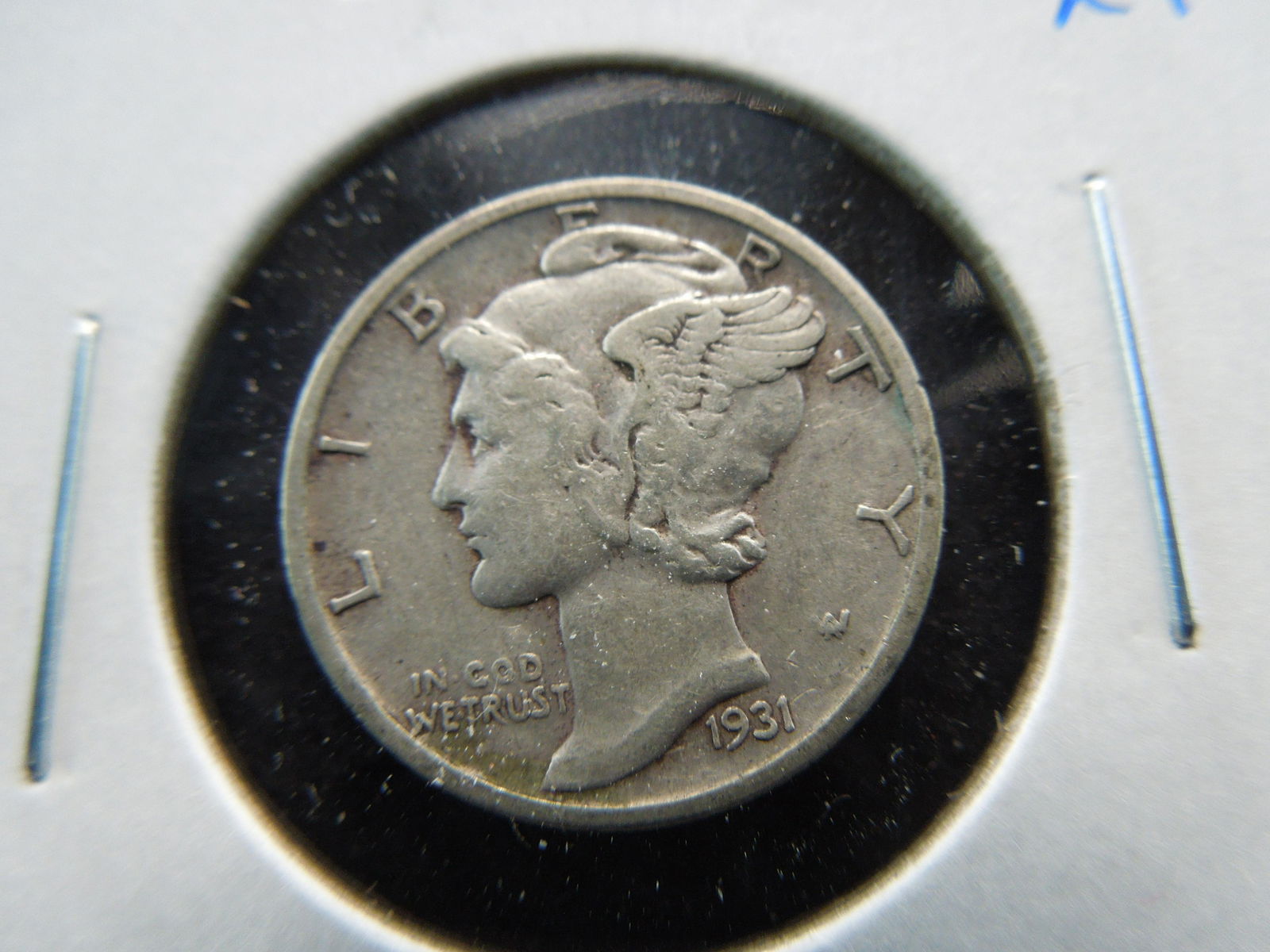 1931-S Mercury 10c.  XF. (1 of 3)