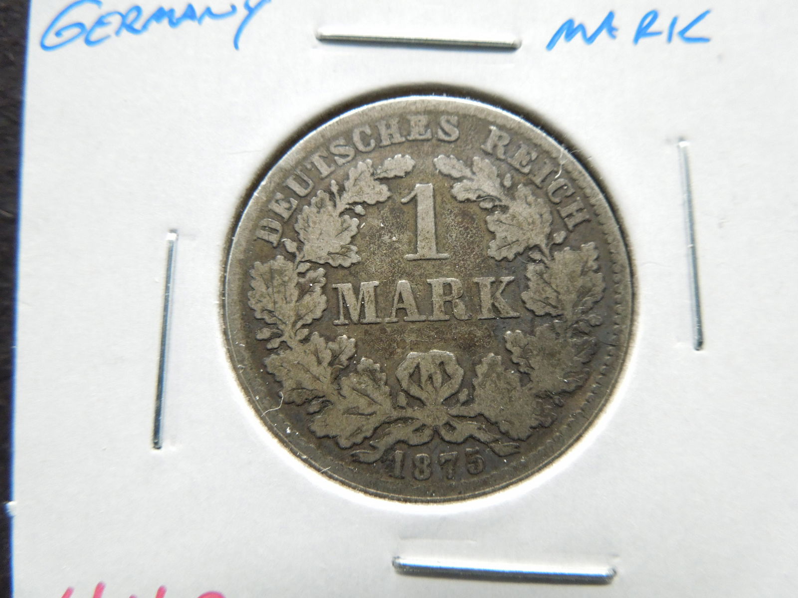 1875-D Germany Silver 1 Mark. (1 of 3)