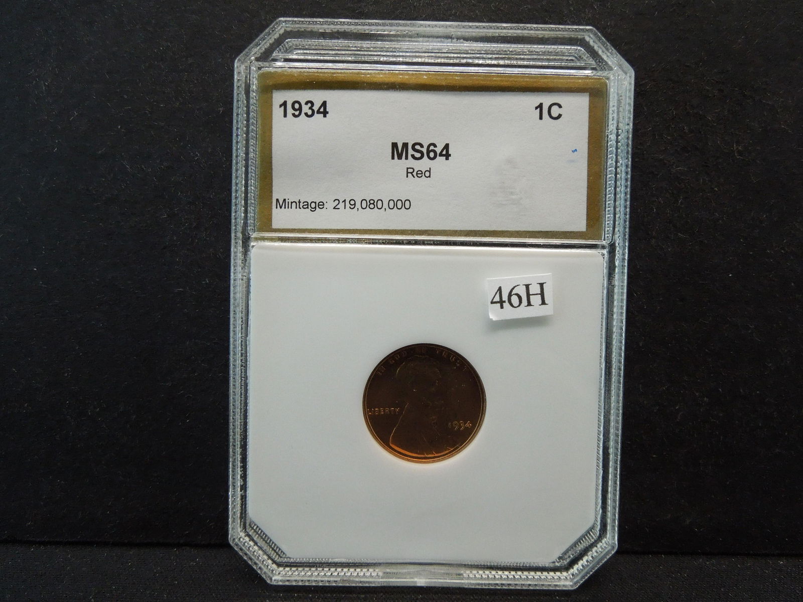 1934 Lincoln 1c.  PCI MS64 Red. (1 of 4)