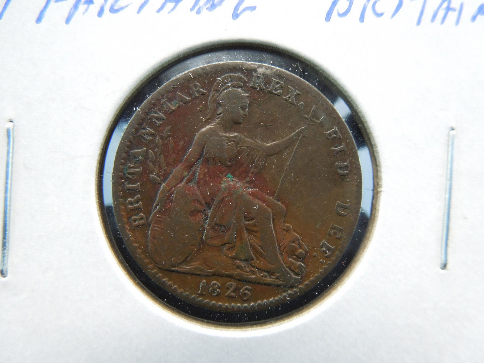 1826 Great Britain 1 Farthing.  F. (1 of 3)