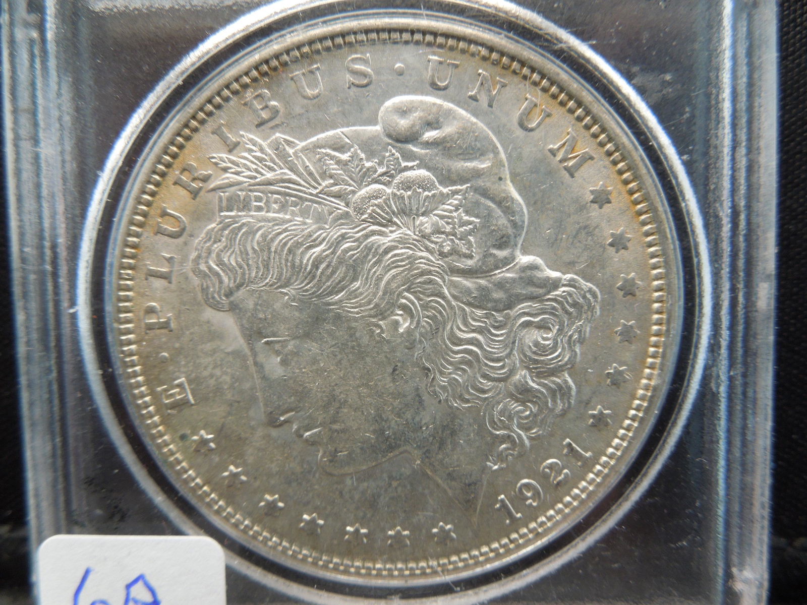 1921 Morgan Dollar.  BU. (1 of 4)