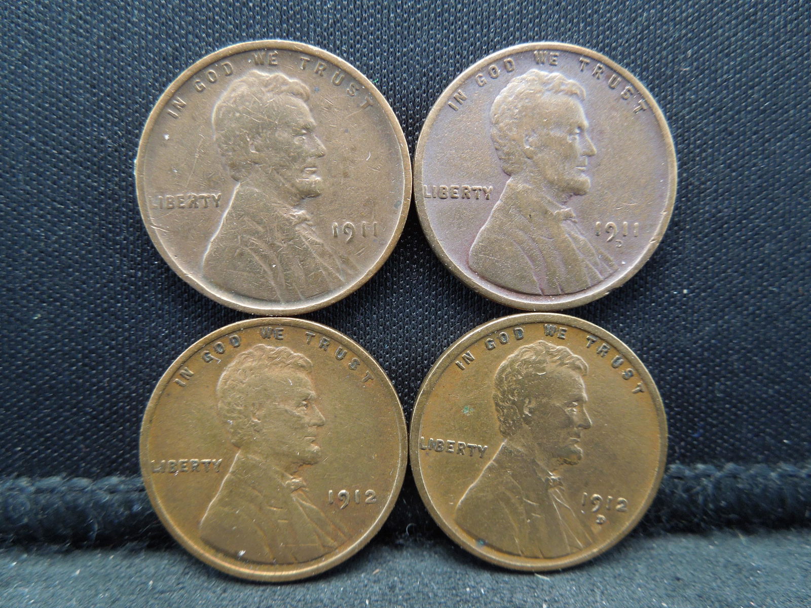1911 PD, 1912 PD Wheat Cents (1 of 2)