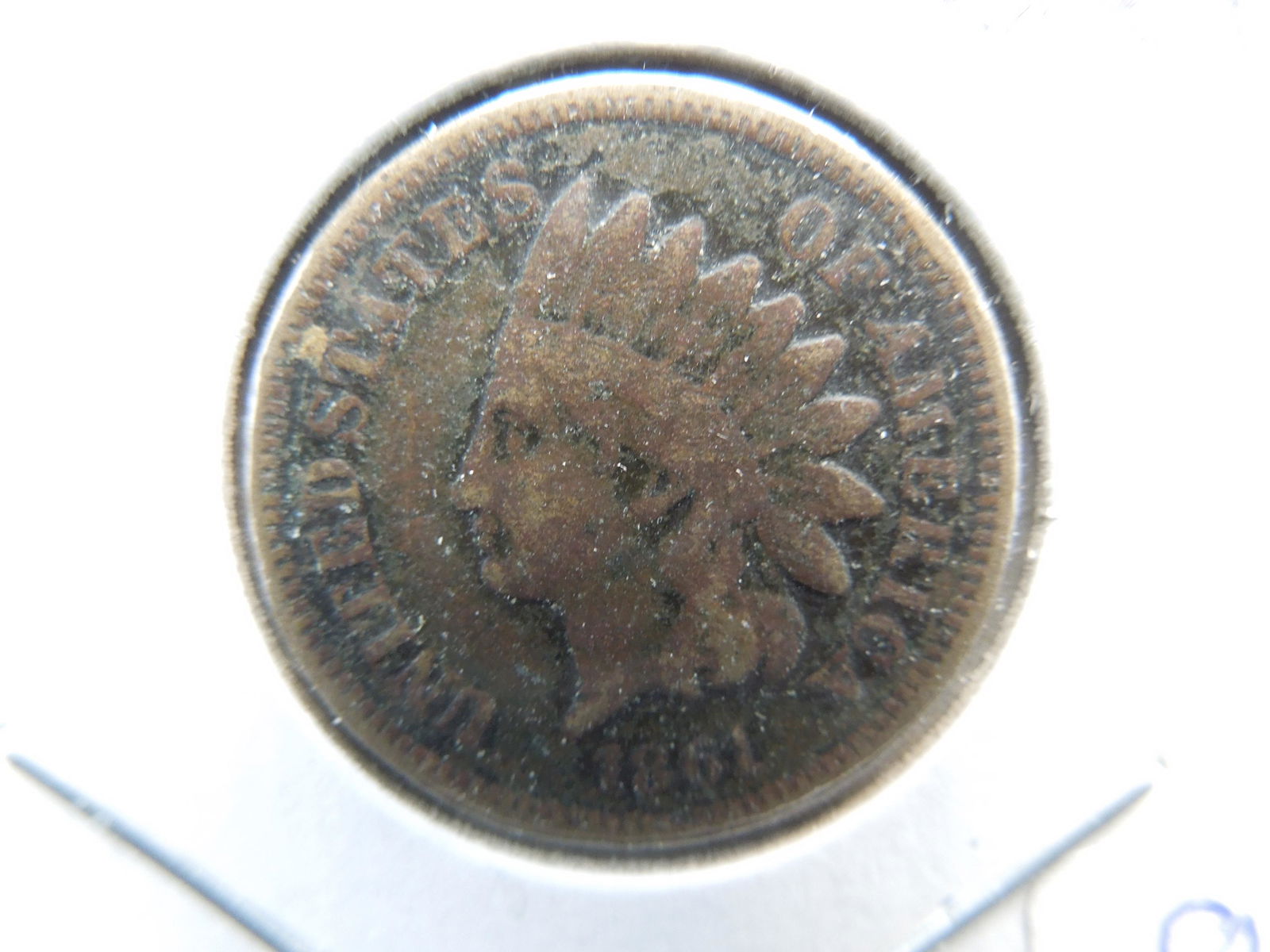 1861 Indian Cent.  VF Detail.  Better date. (1 of 3)
