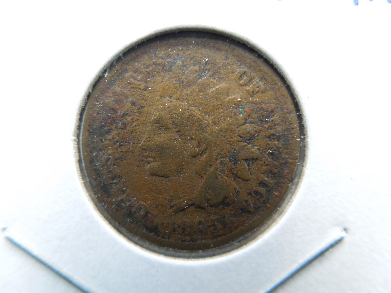 1865 Indian Cent.  VF Detail. (1 of 3)