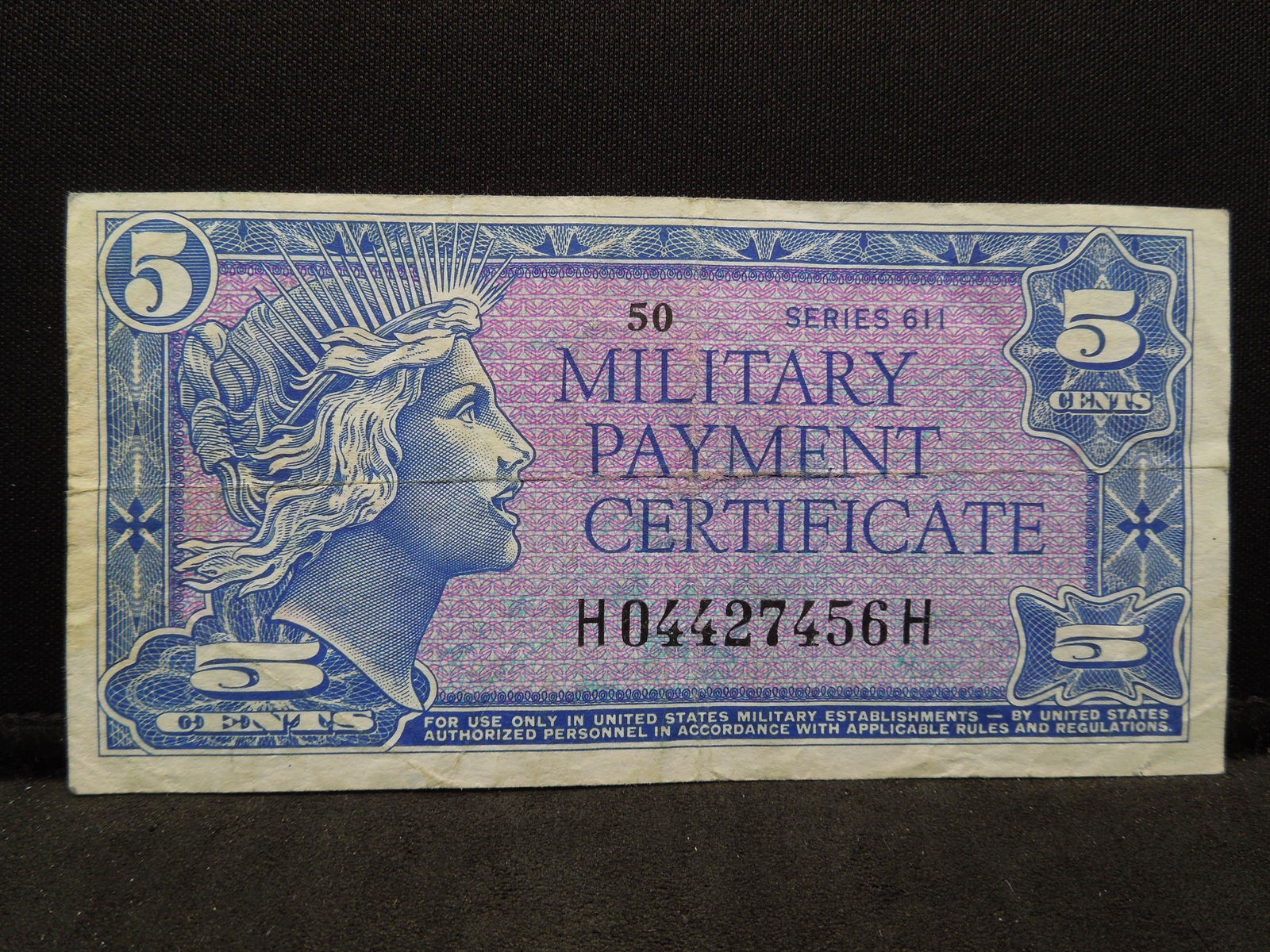 Five Cent Military Payment Note (1 of 2)