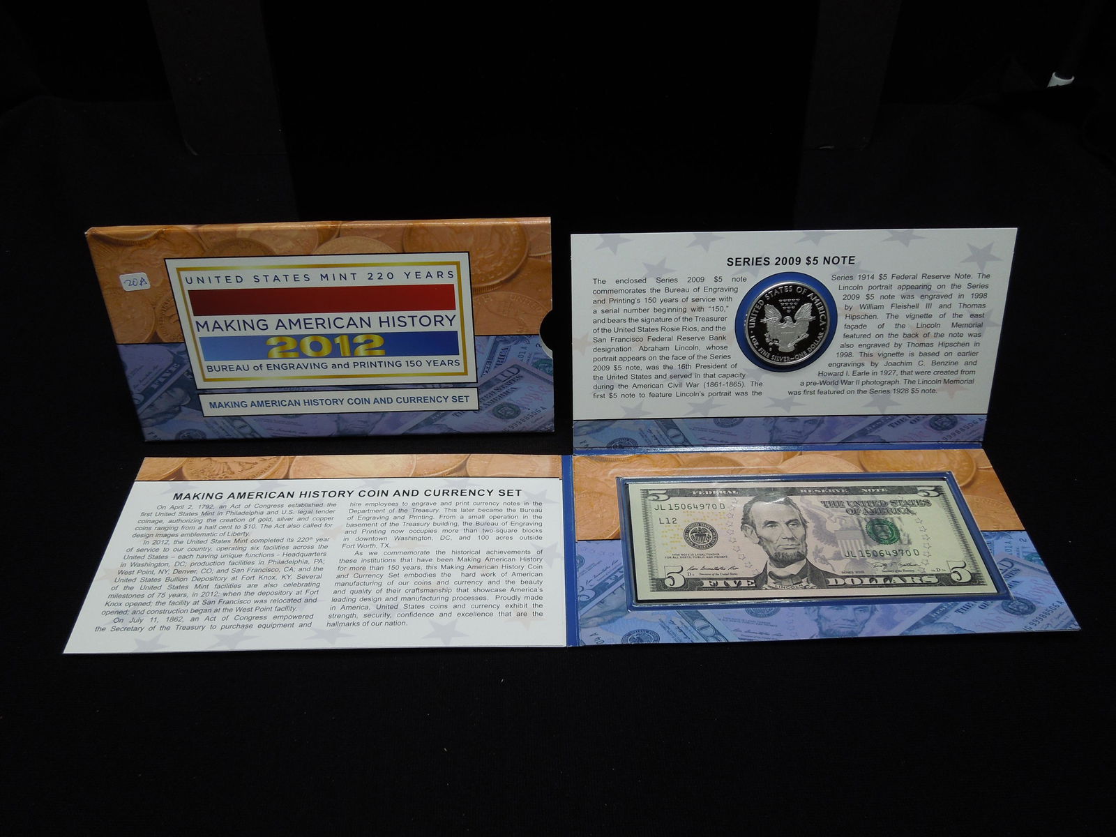 2012 Making American History Coin and Currency Set (US (1 of 6)