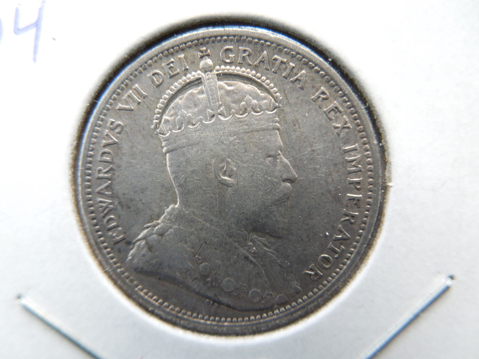 1904 Canada Quarter.  Very Fine.  Scarce (1 of 3)