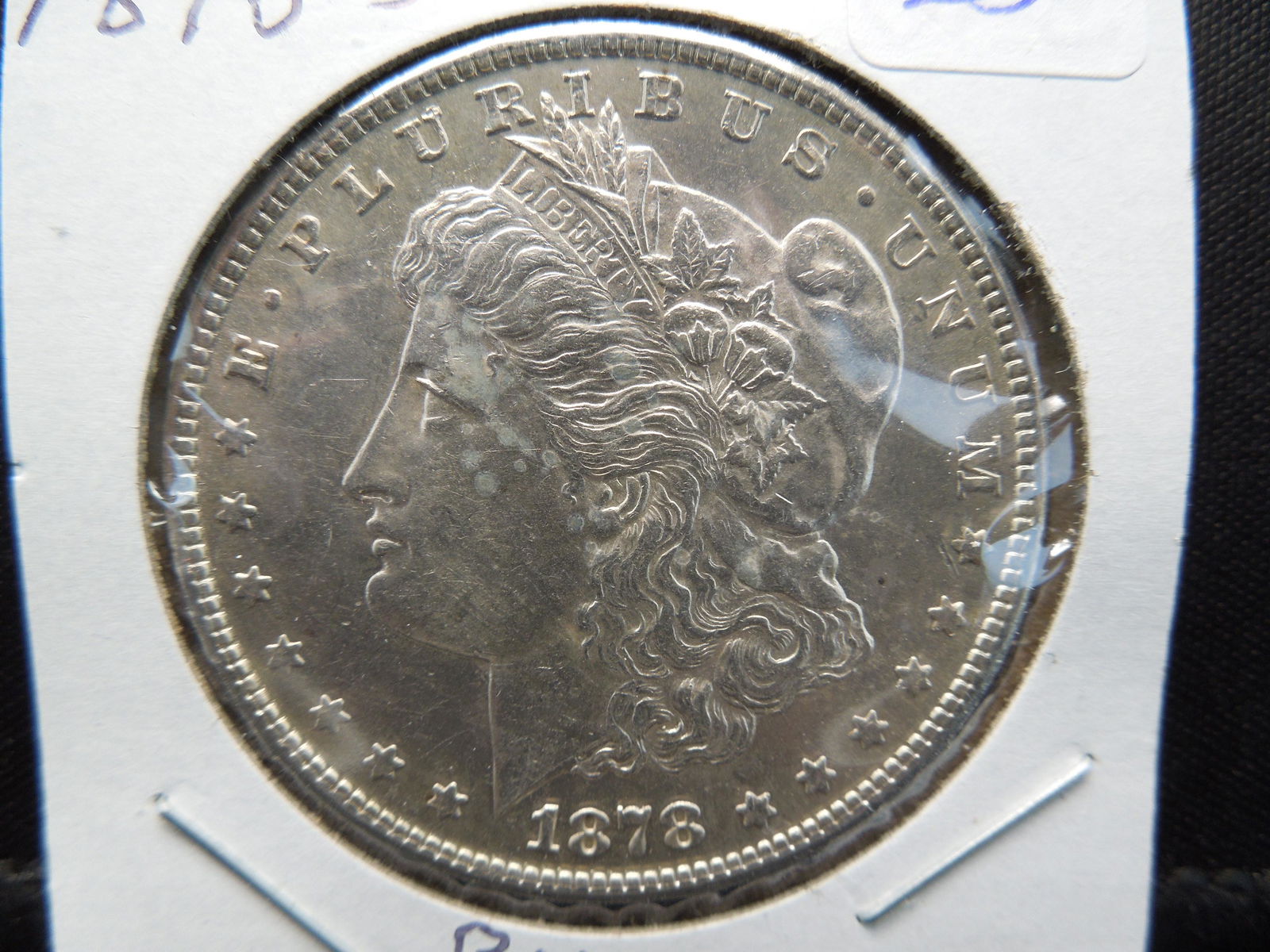 1878-S Morgan Dollar. Uncirculated.  Proof-like. (1 of 3)