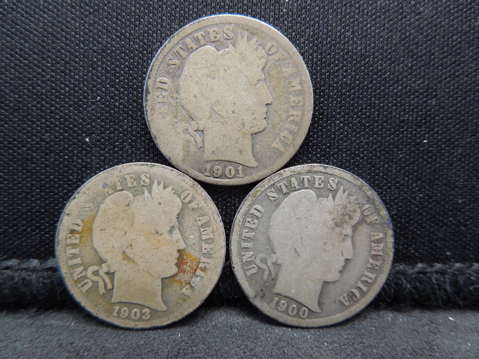 1900, 1901, 1903 Barber Dimes (1 of 2)