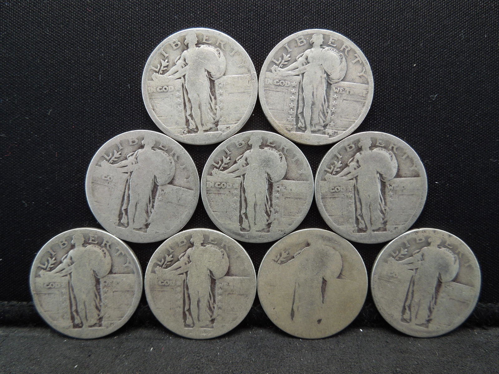 (9) Standing Liberty Quarters (1 of 2)
