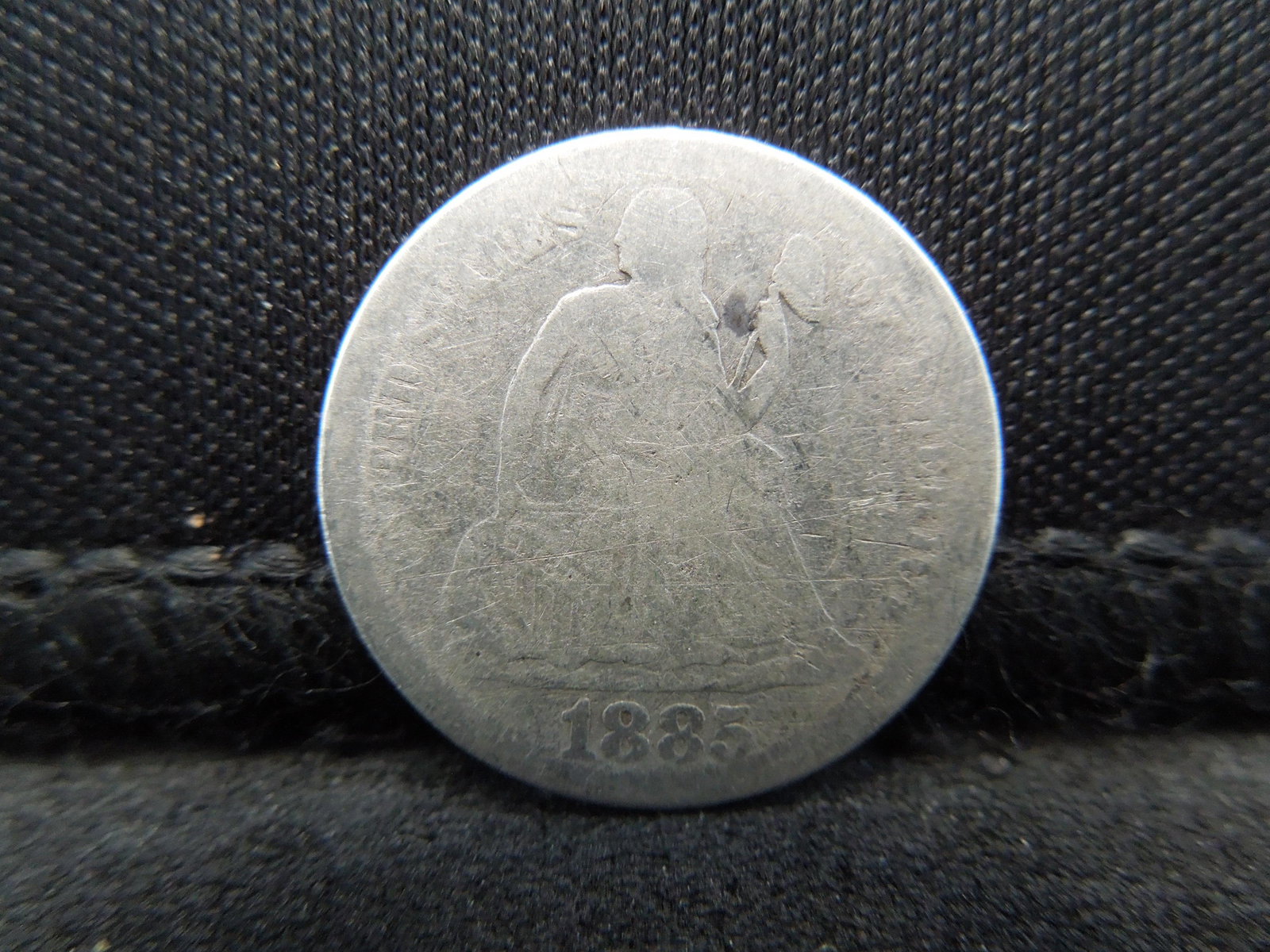 1885 Seated Dime (1 of 2)