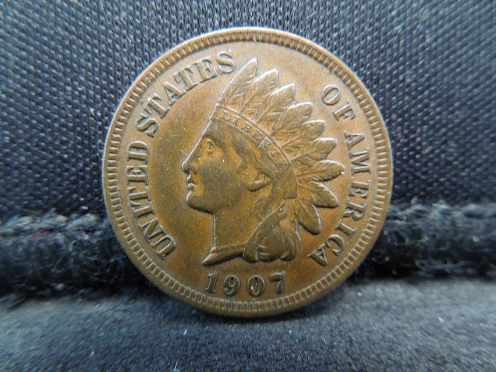 1907 Indian Head Cent Great Details (1 of 2)