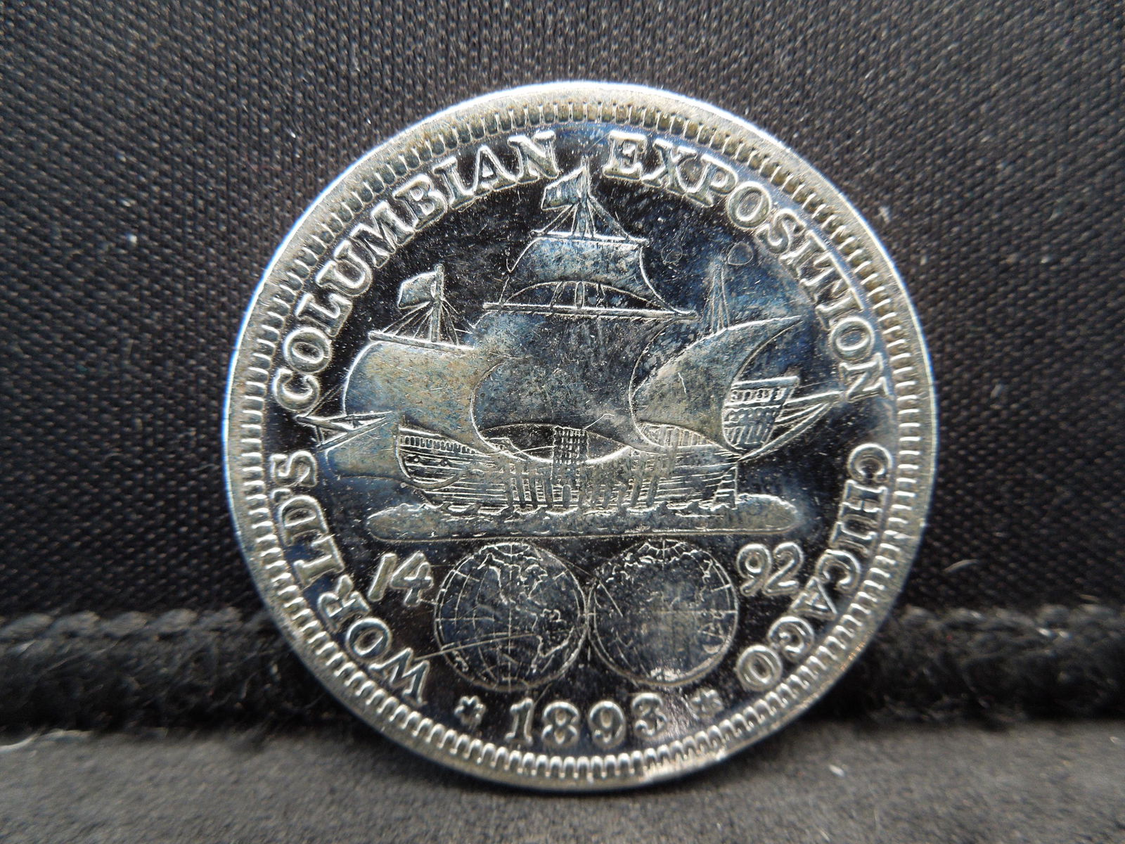 1893 Columbian Half Dollar Commem Polished (1 of 2)