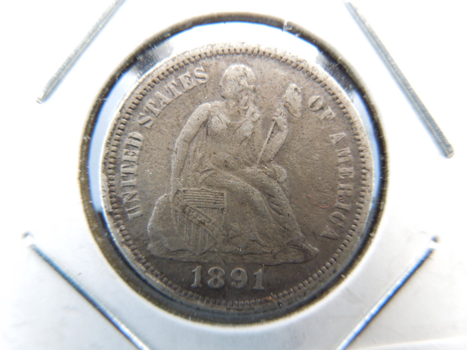 1891 O Seated Dime (1 of 3)