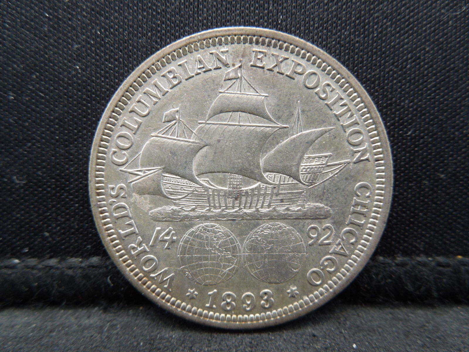 1893 Columbian Exposition Commemorative Half Dollar. (1 of 2)
