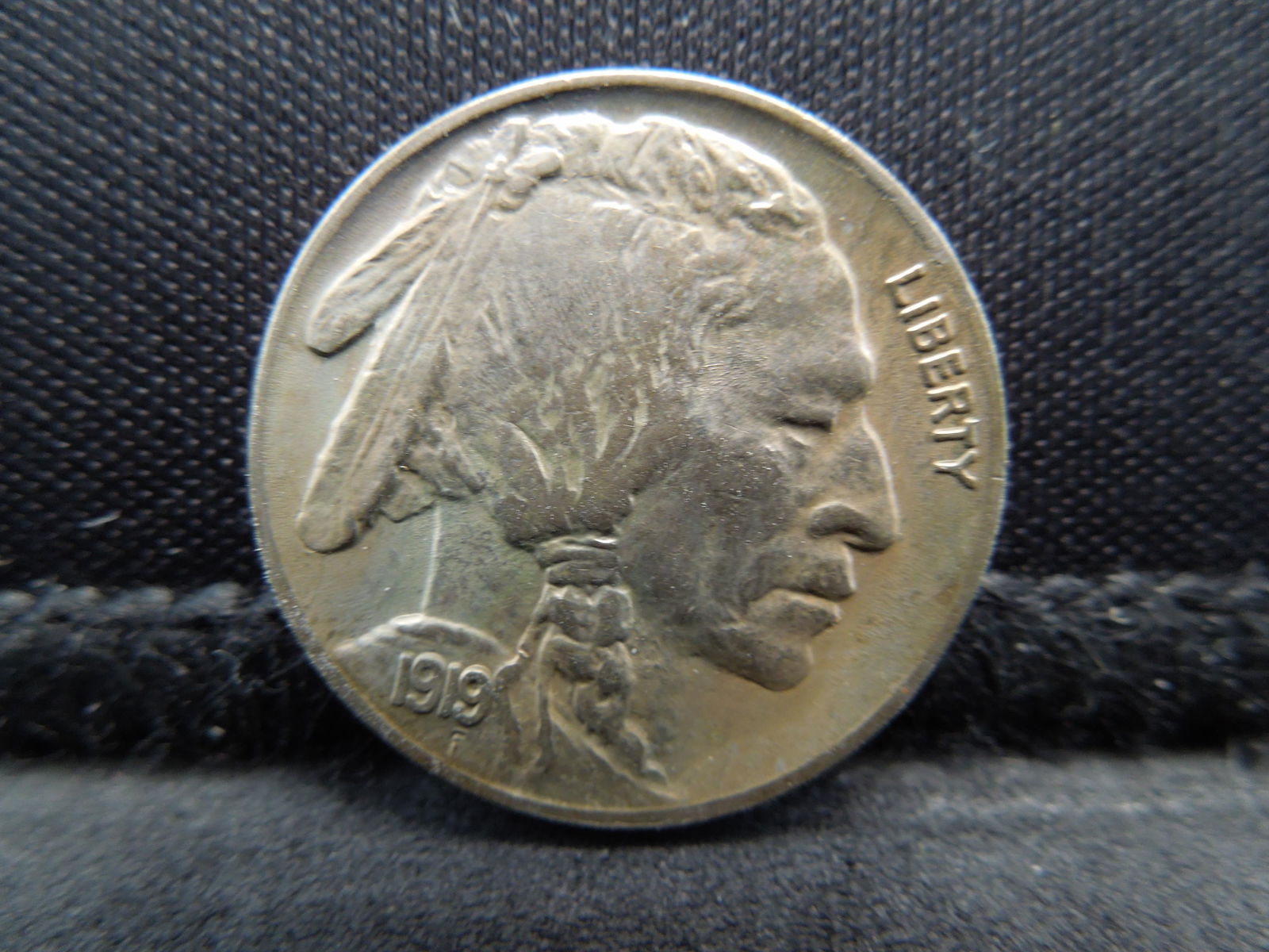 1919 Buffalo Nickel Full Horn Toning (1 of 2)