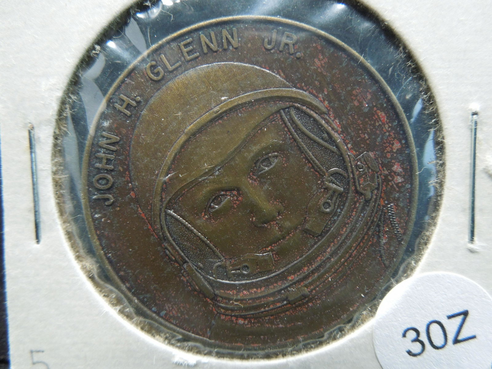 John H. Glenn, Jr. Medal.  February 20, 1962.  Project (1 of 3)