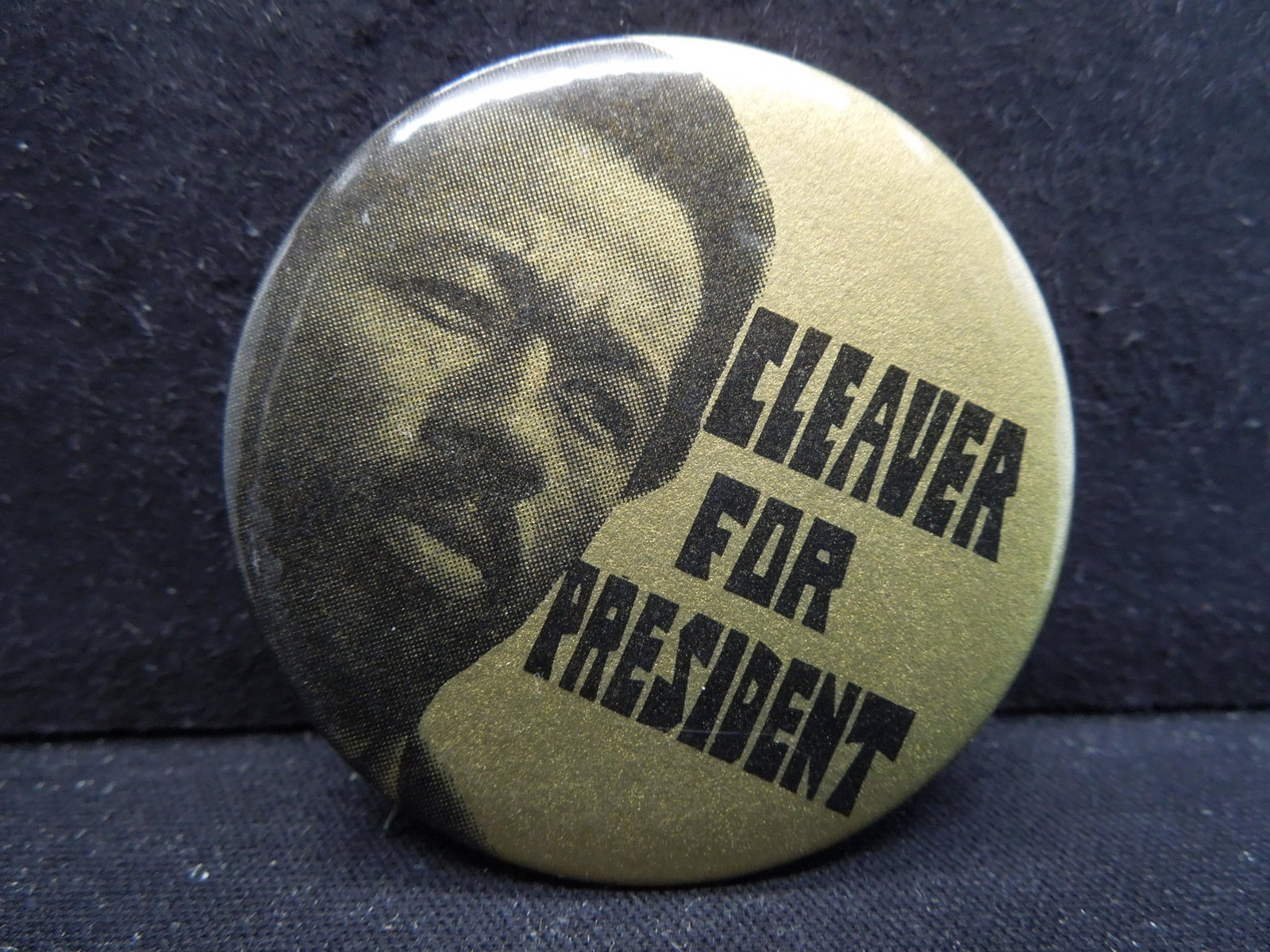 Cleaver Political Pinback. "Cleaver For President". 1: Cleaver Political Pinback. "Cleaver For President". 1 3/4" Diameter