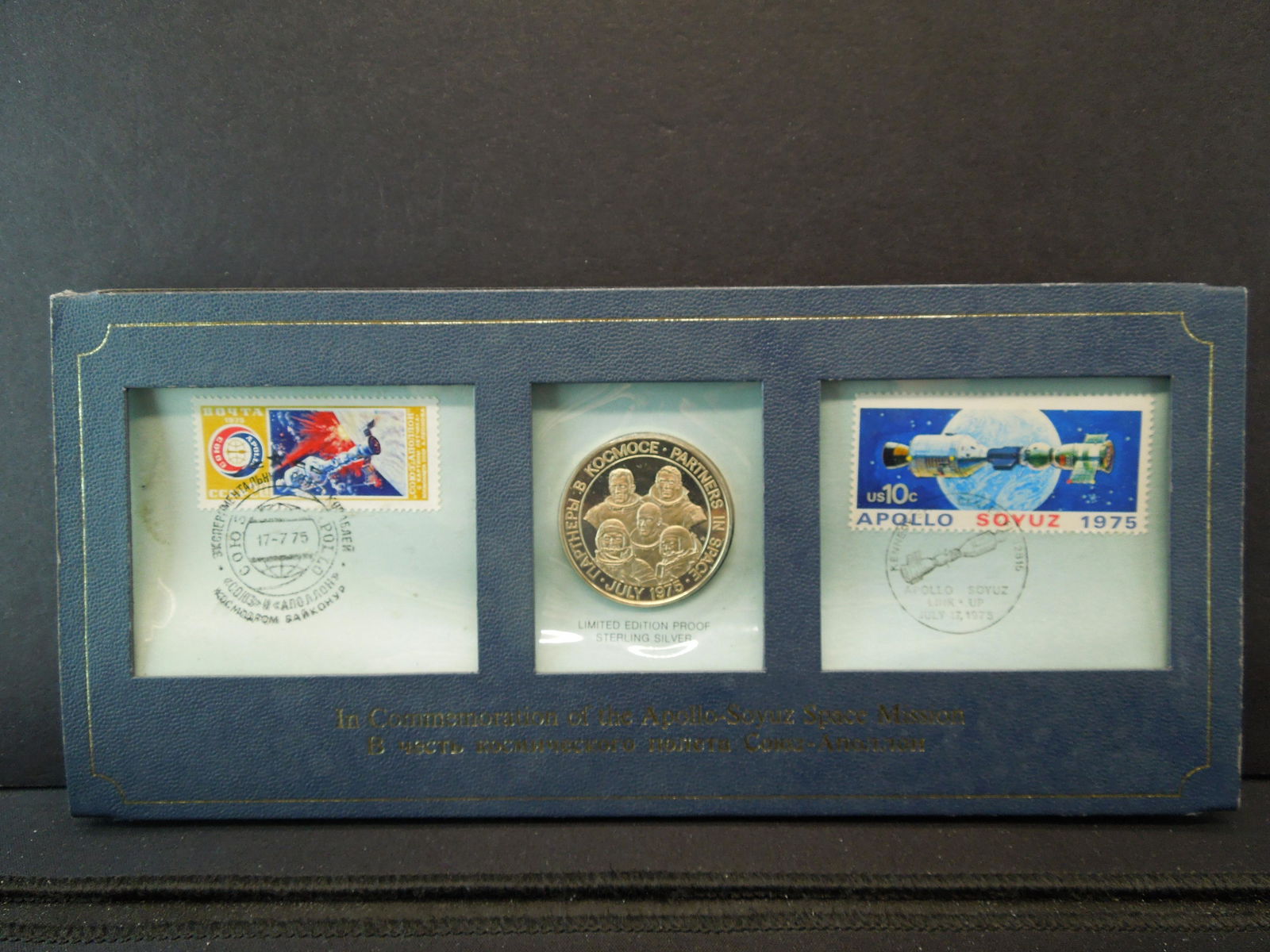 1975 Commemorative Apollo-Soyuz Space Mission Coin with (1 of 4)