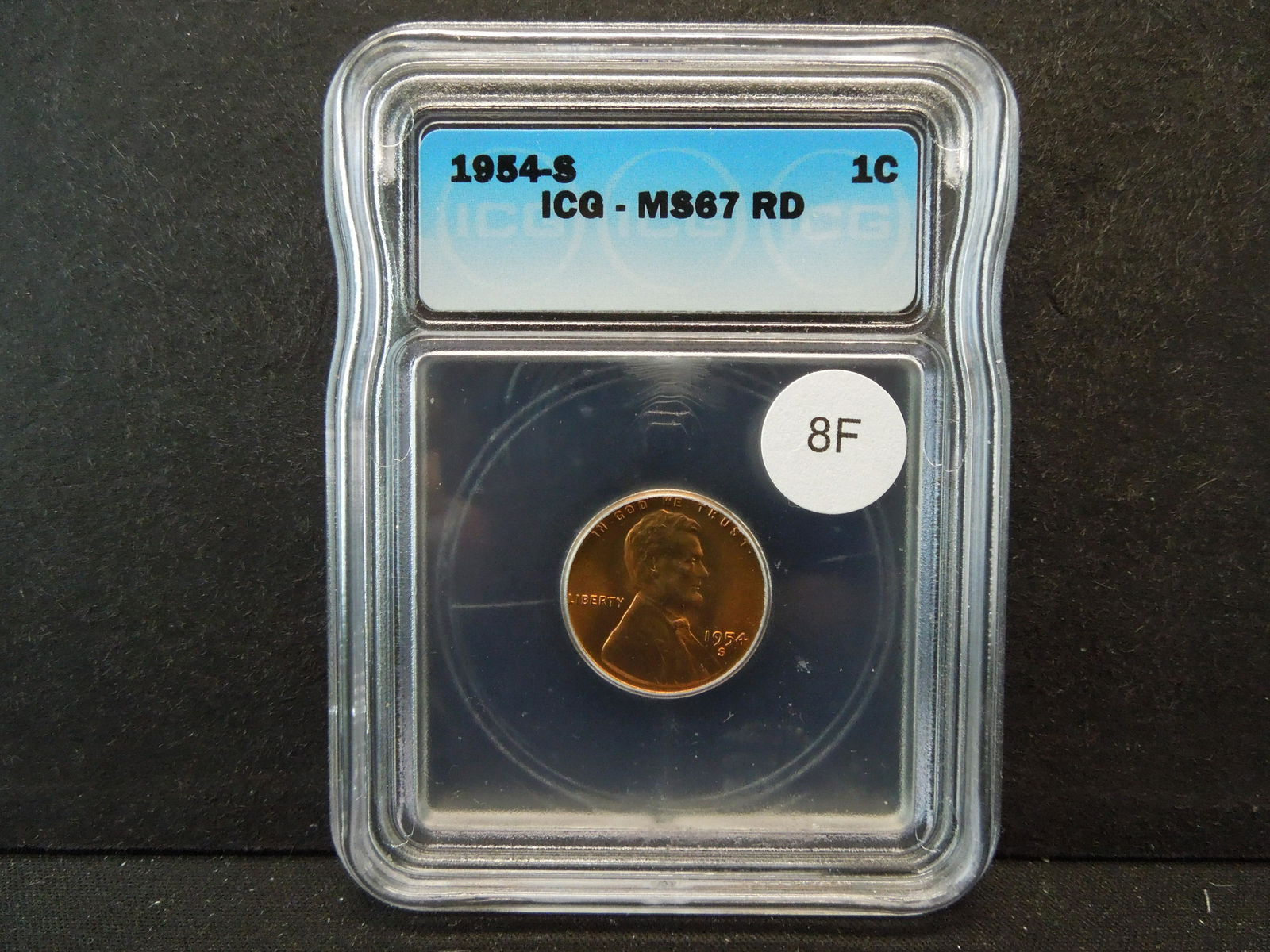 1954s Lincoln cent MS67RD (1 of 4)
