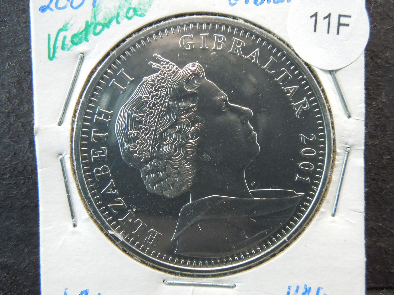 2001 Gibraltar 1 crown Queen Victoria (1 of 3)