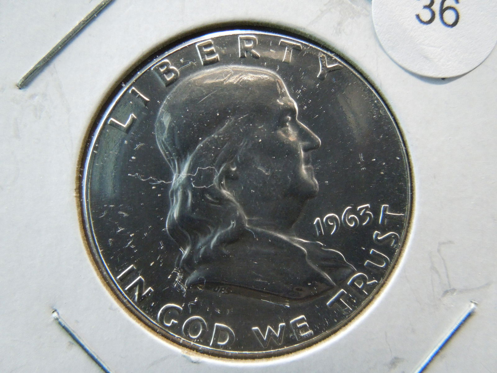 1963 Franklin half dollar high grade (1 of 3)