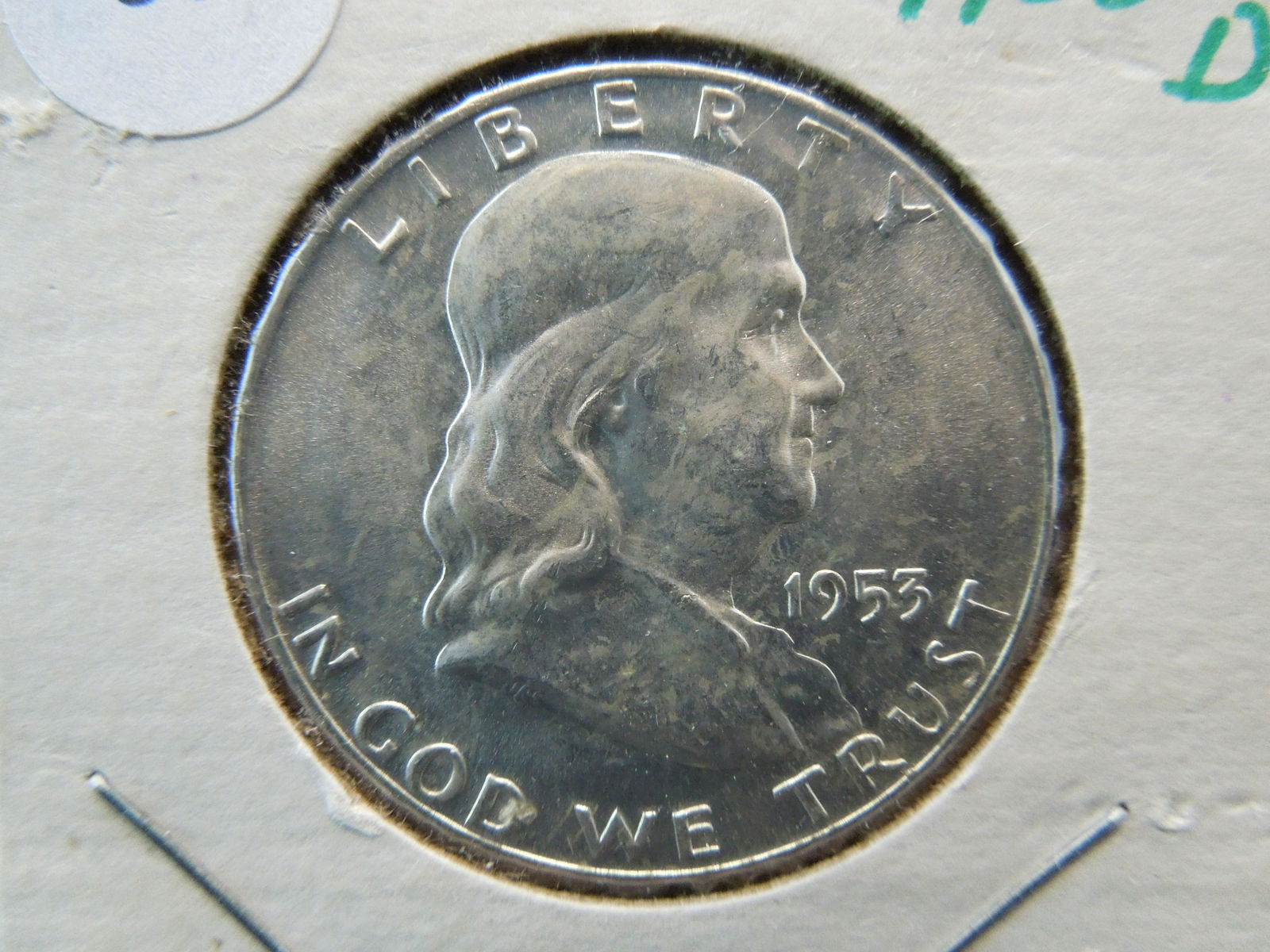 1953D Franklin half dollar UNC (1 of 3)