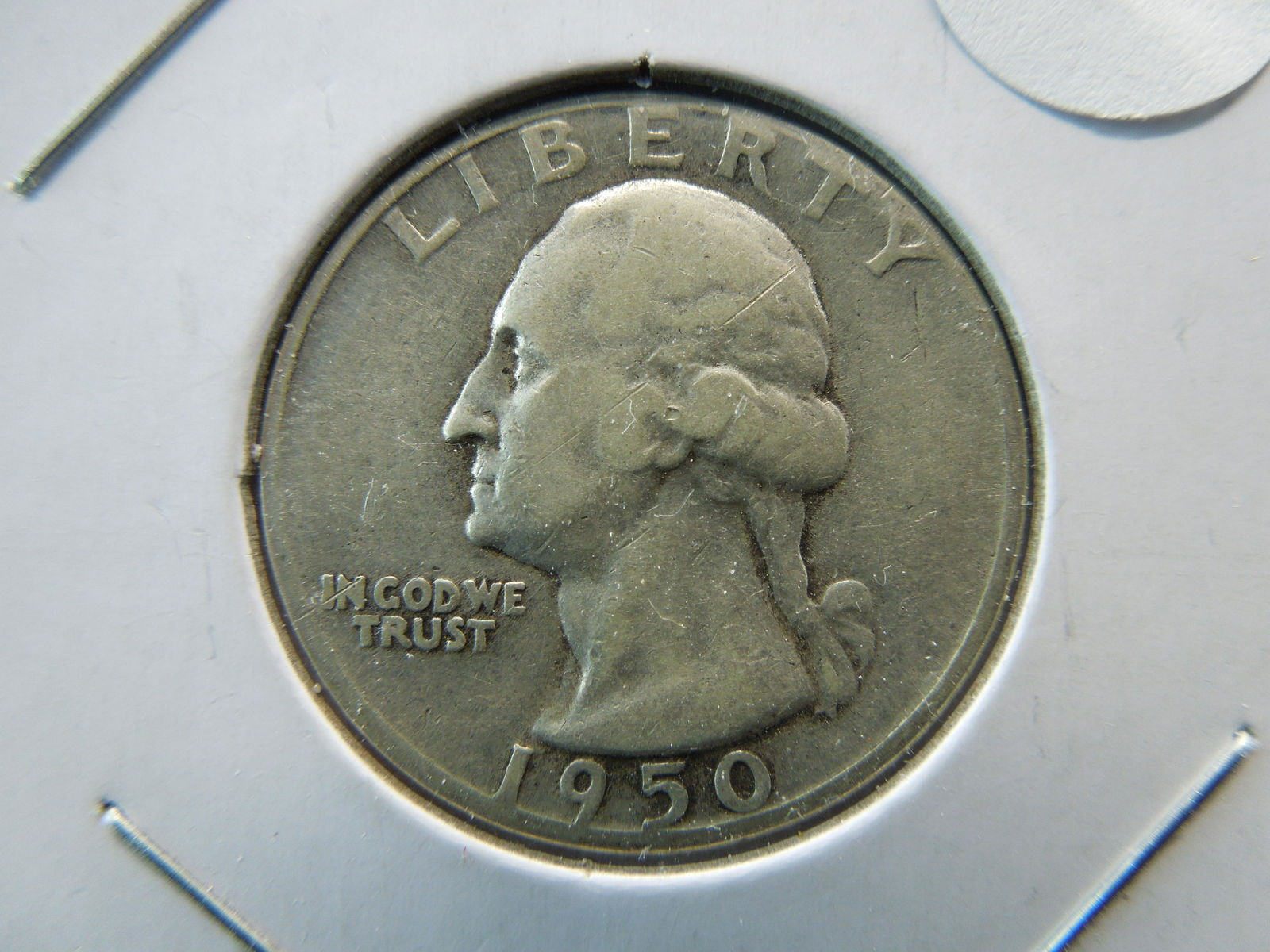 1950d Washington quarter (1 of 3)