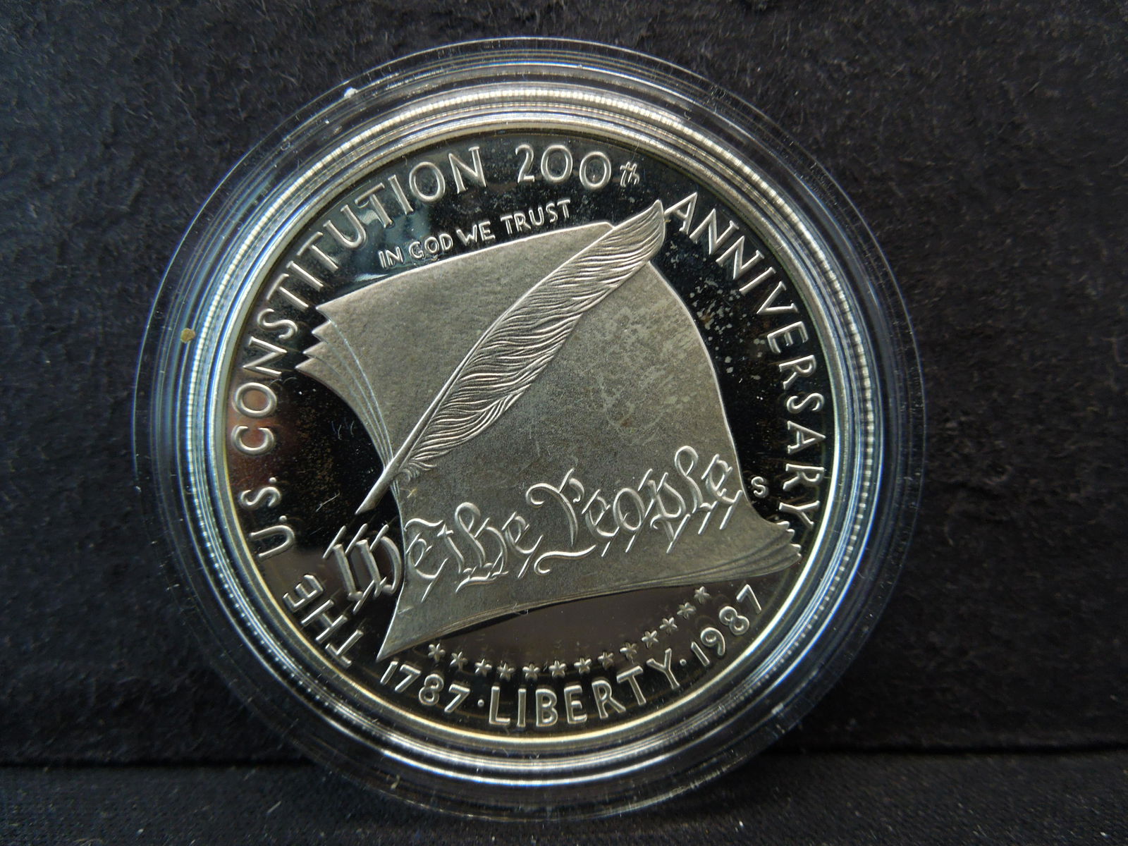 1987 US Constitution Silver Dollar (1 of 5)