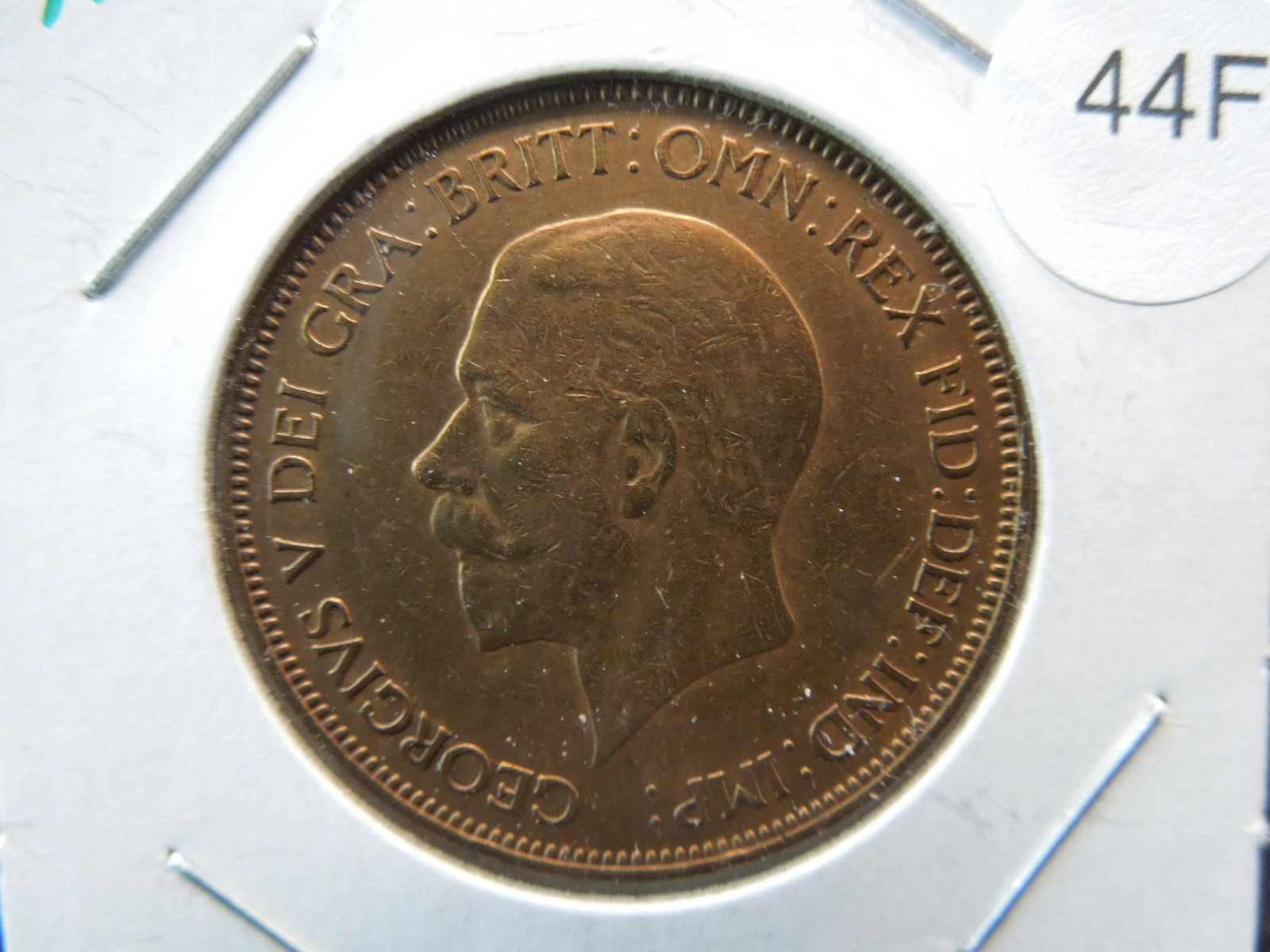 1936 Great Britain one penny BU RED: 1936 Great Britain one penny BU RED