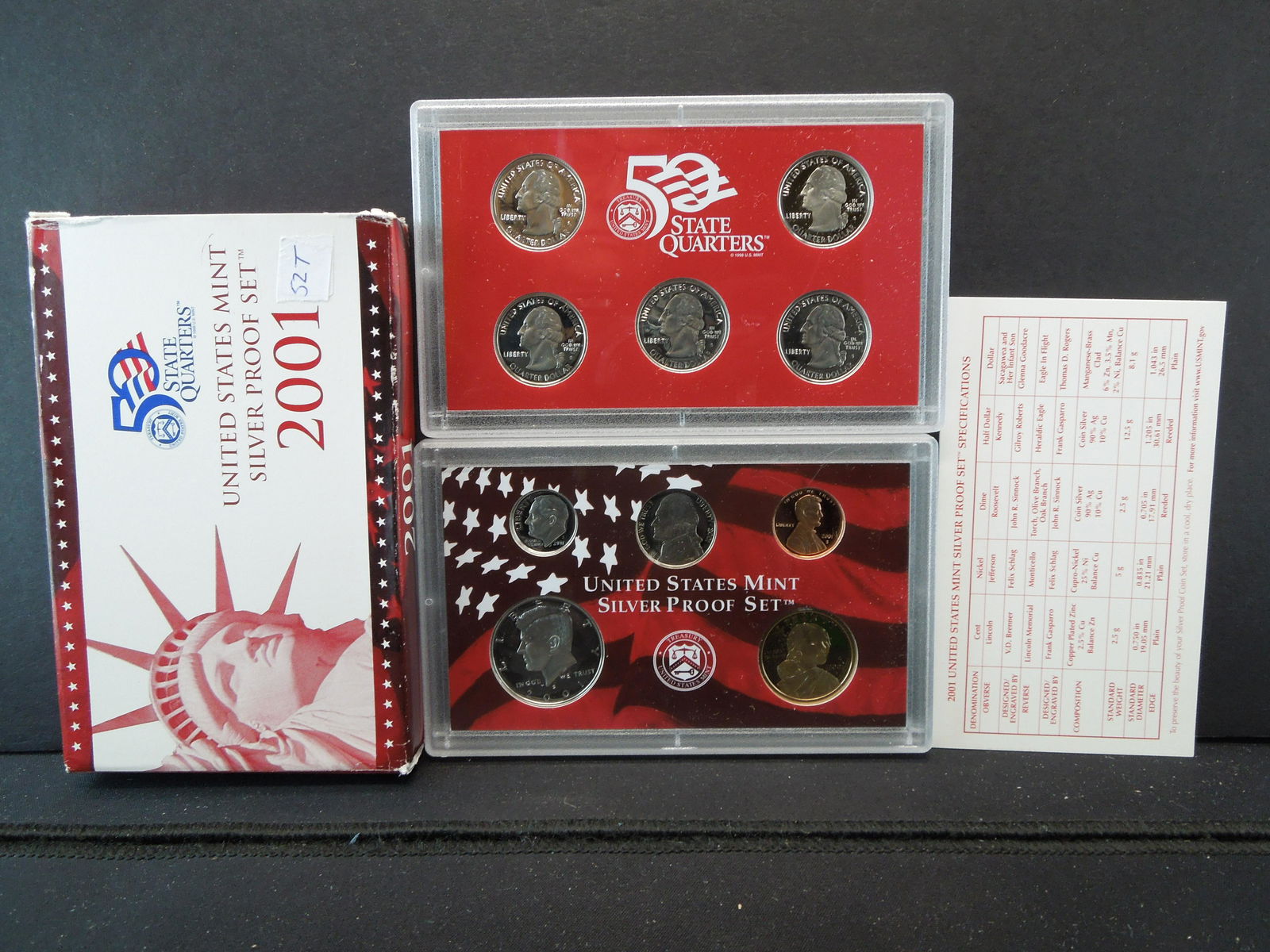 2001 U.S. Mint Silver Proof Set (1 of 7)