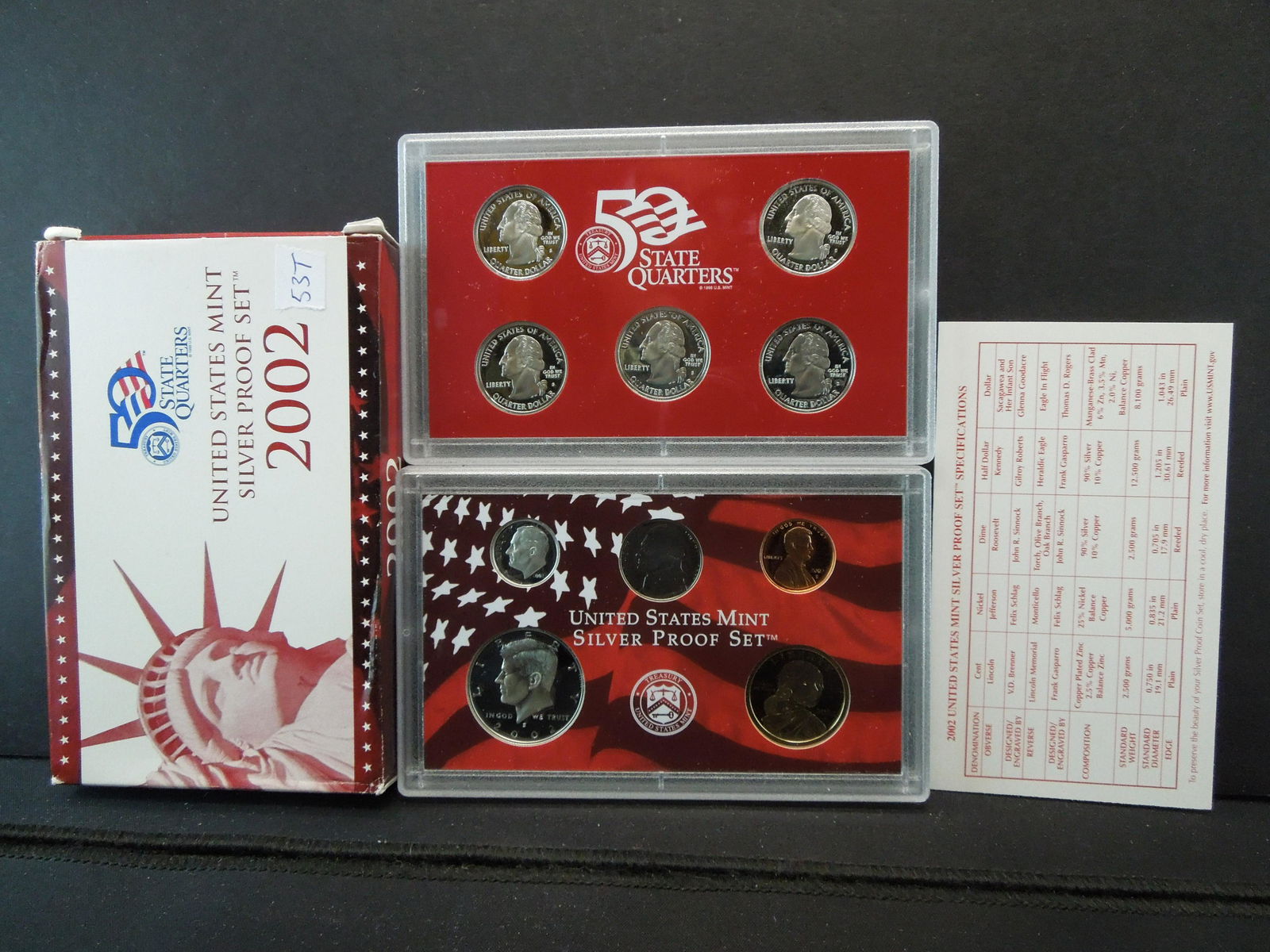 2002 U.S. Mint Silver Proof Set (1 of 7)