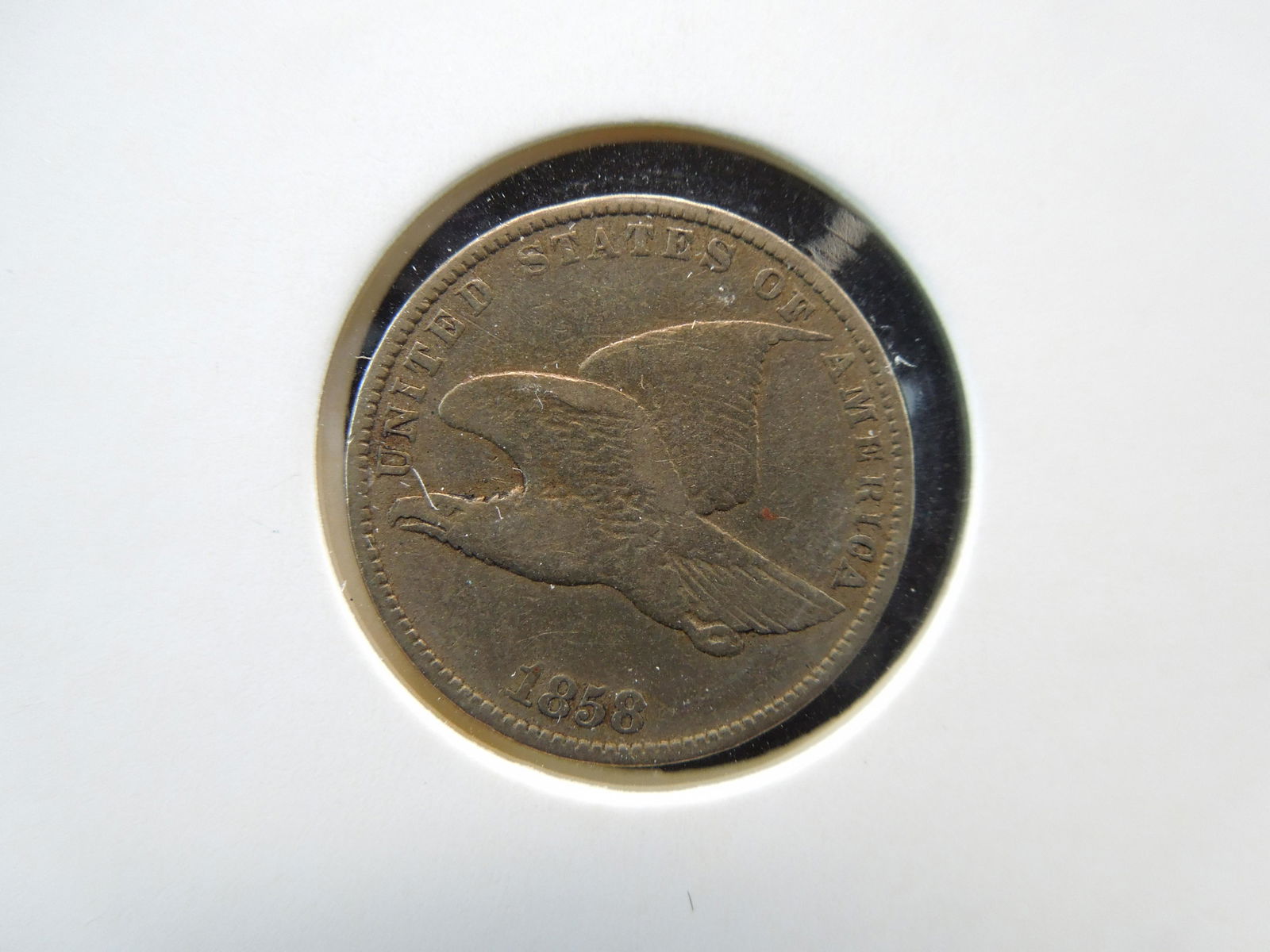 1858 "Small Letters" Flying Eagle cent (1 of 3)
