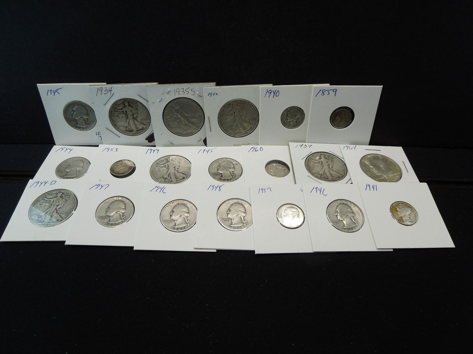 (20) 90% Silver U.S. Coins (1 of 5)